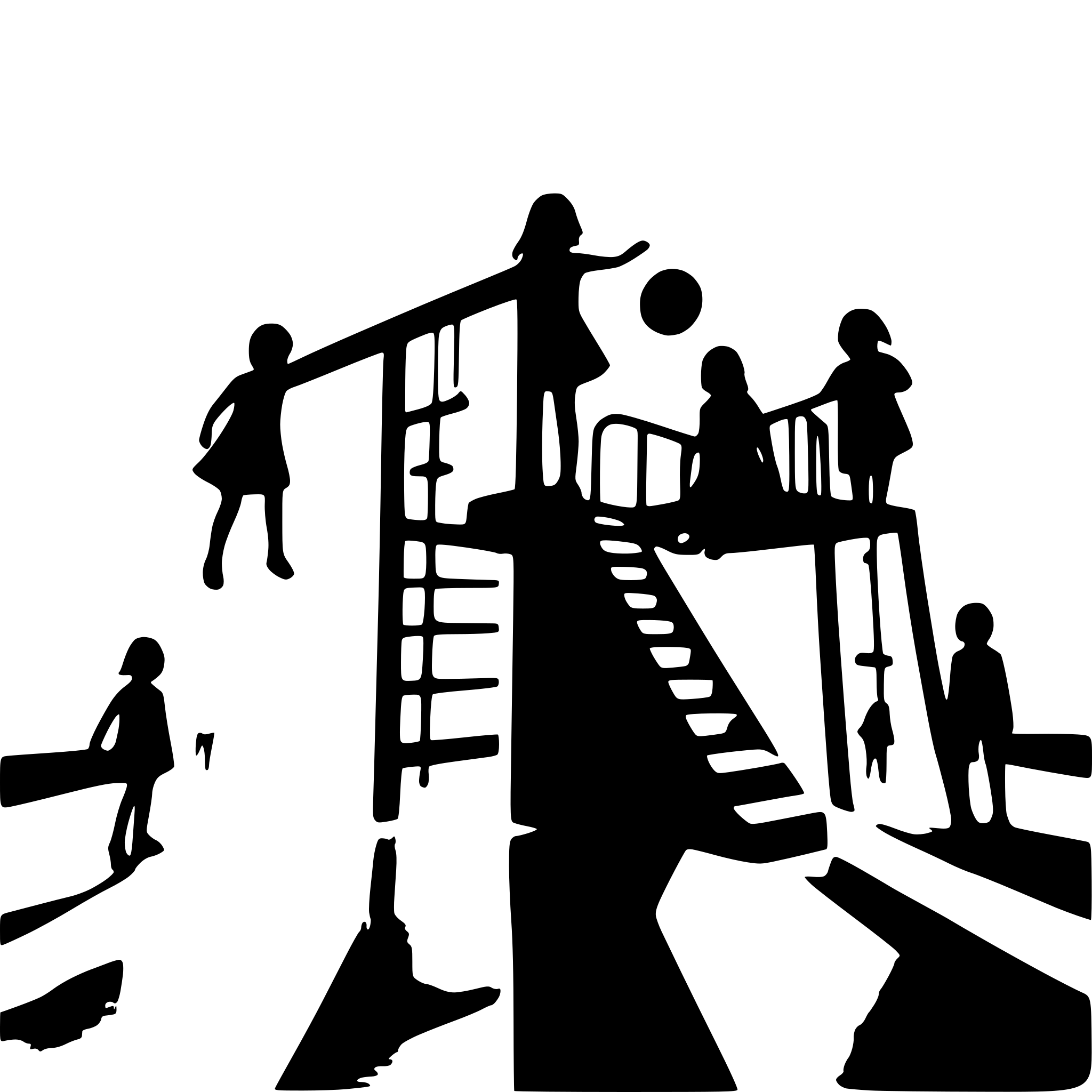 AI-generated SVG of a playground with many children