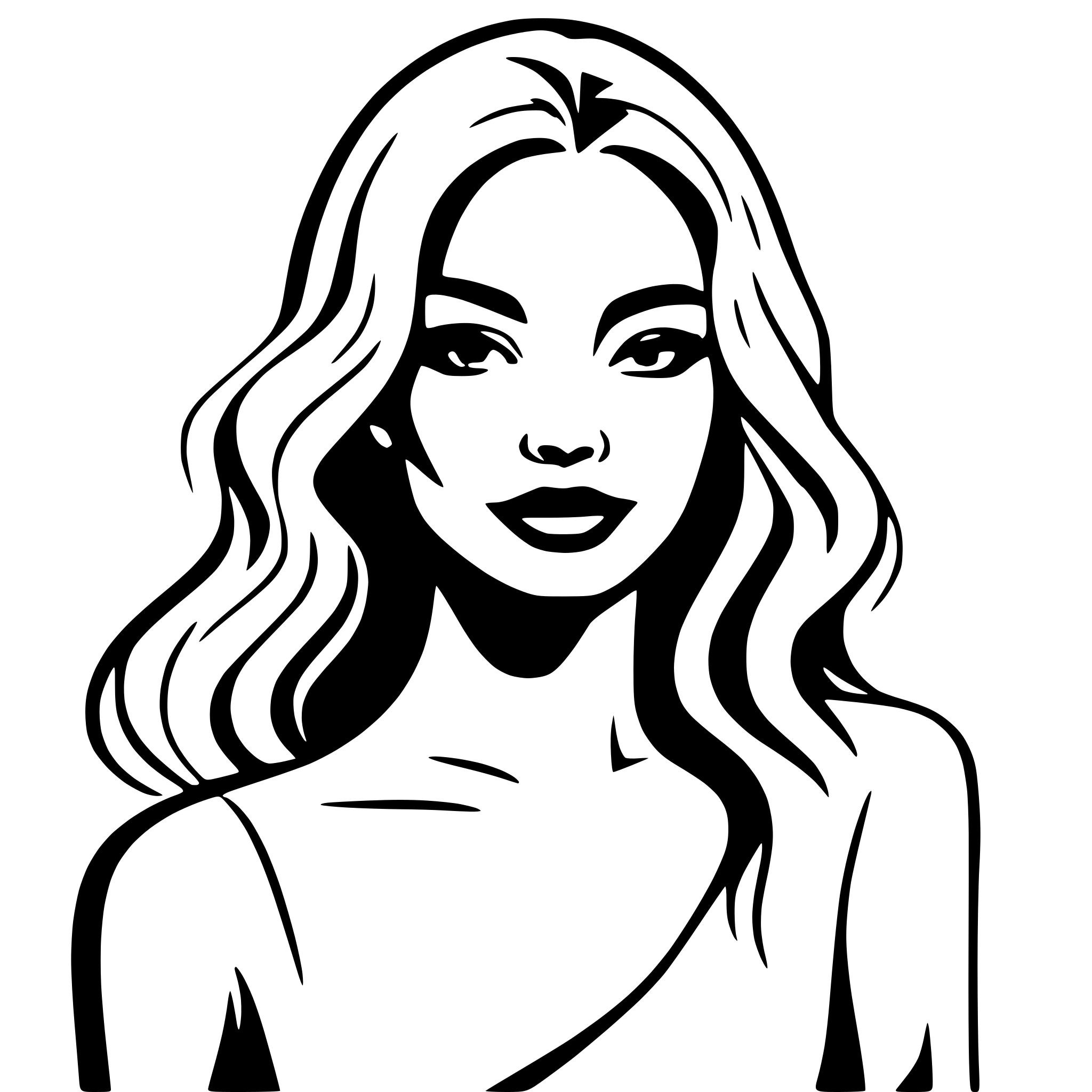 AI-generated SVG of a A minimalist line art of a woman with flowing, beautiful hair, exuding confidence and elegance. The design should be sleek, modern, and empowering AI-generated SVG of a A minimalist line art of a woman with flowing, beautiful hair, exuding confidence and elegance. The design should be sleek, modern, and empowering