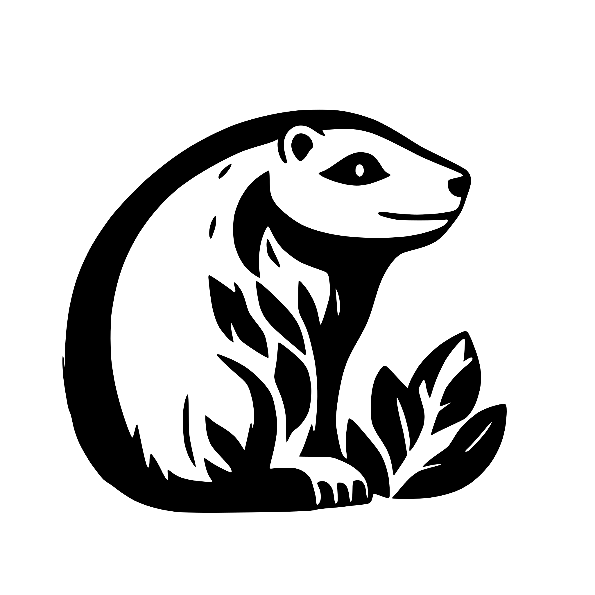 AI-generated SVG of a wood carving master class, beaver