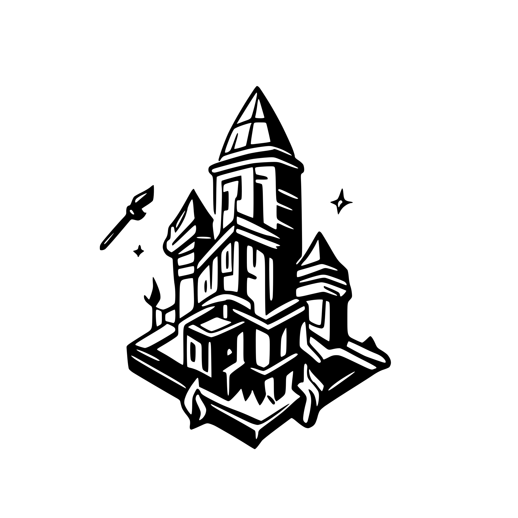 AI-generated SVG of a Revamp and enhance the existing logo for Gambitor, IIT Roorkee, keeping the core identity intact but blending it seamlessly with a high-end, professional Harry Potter theme. Maintain a magical and mysterious aesthetic that evokes Hogwarts vibes—think enchanted scrolls, gothic serif typography, and elements like wands, spell runes, owls, or lightning bolts subtly woven into the design. The logo should feel premium and cinematic, with a metallic finish (deep golds, dark steel, or aged bronze) and 