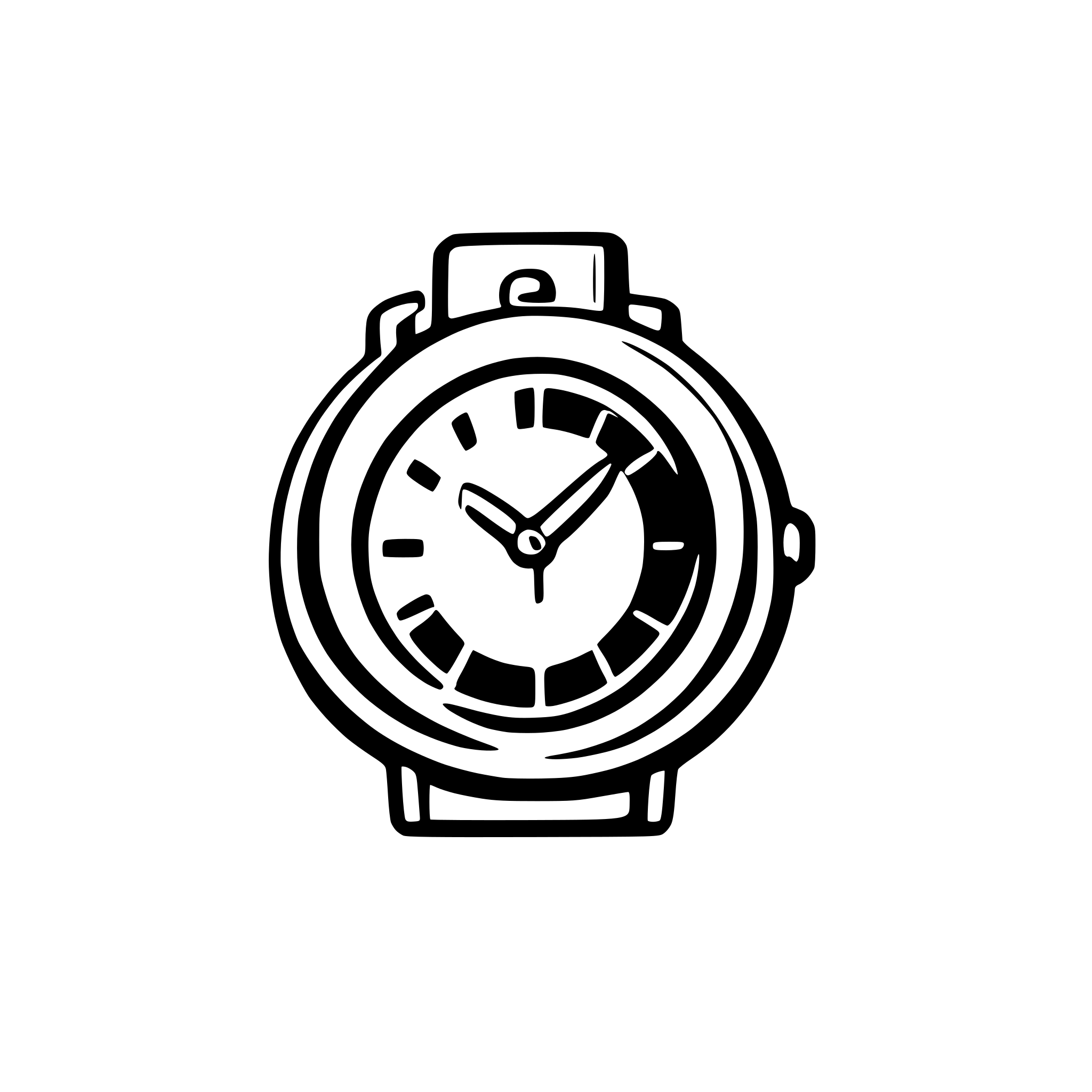 AI-generated SVG of 'watch logo'
