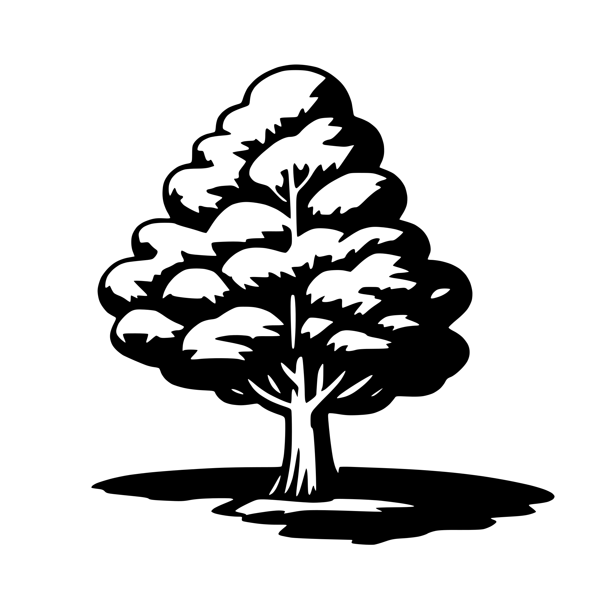 AI-generated SVG of a tress