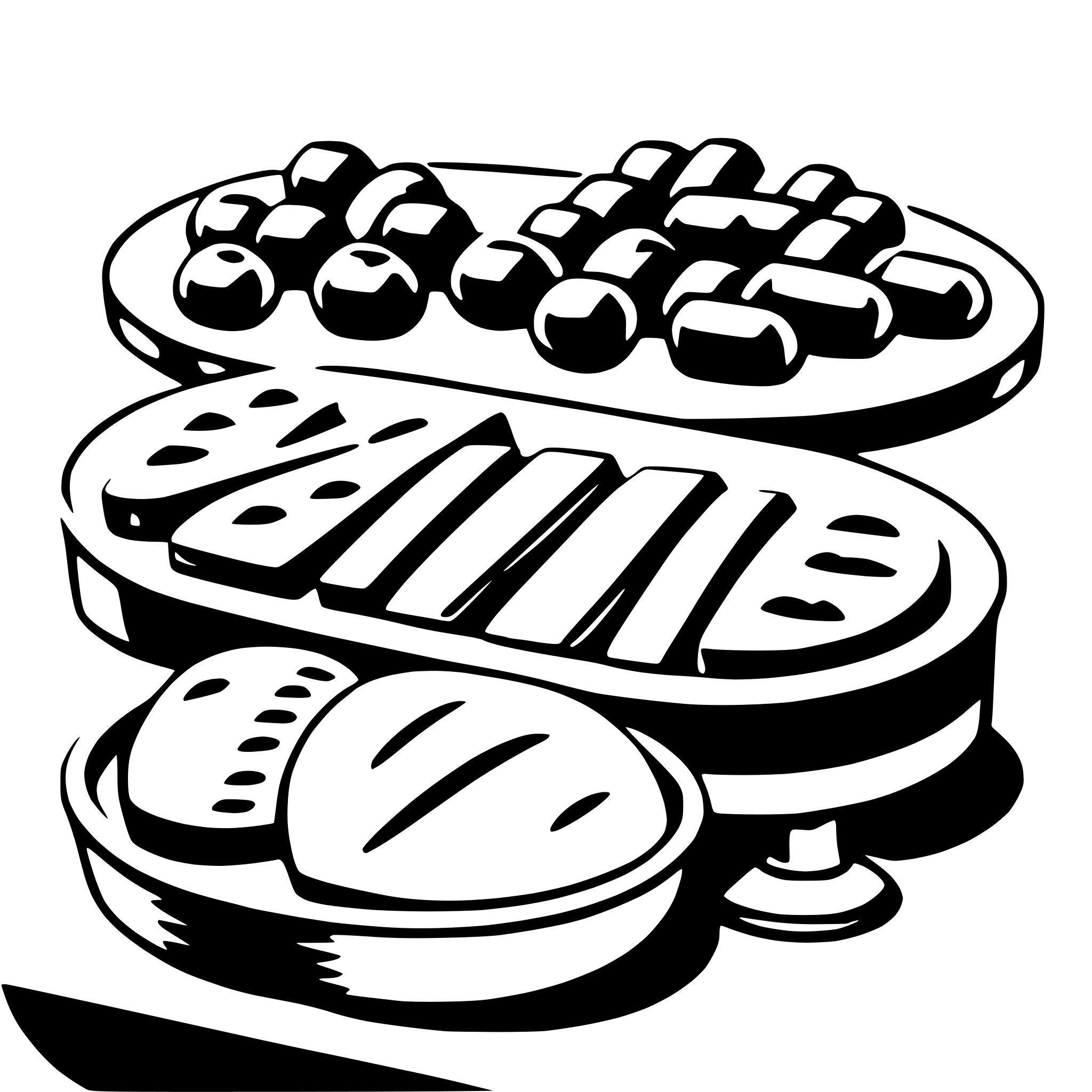 AI-generated SVG of 'buffet'