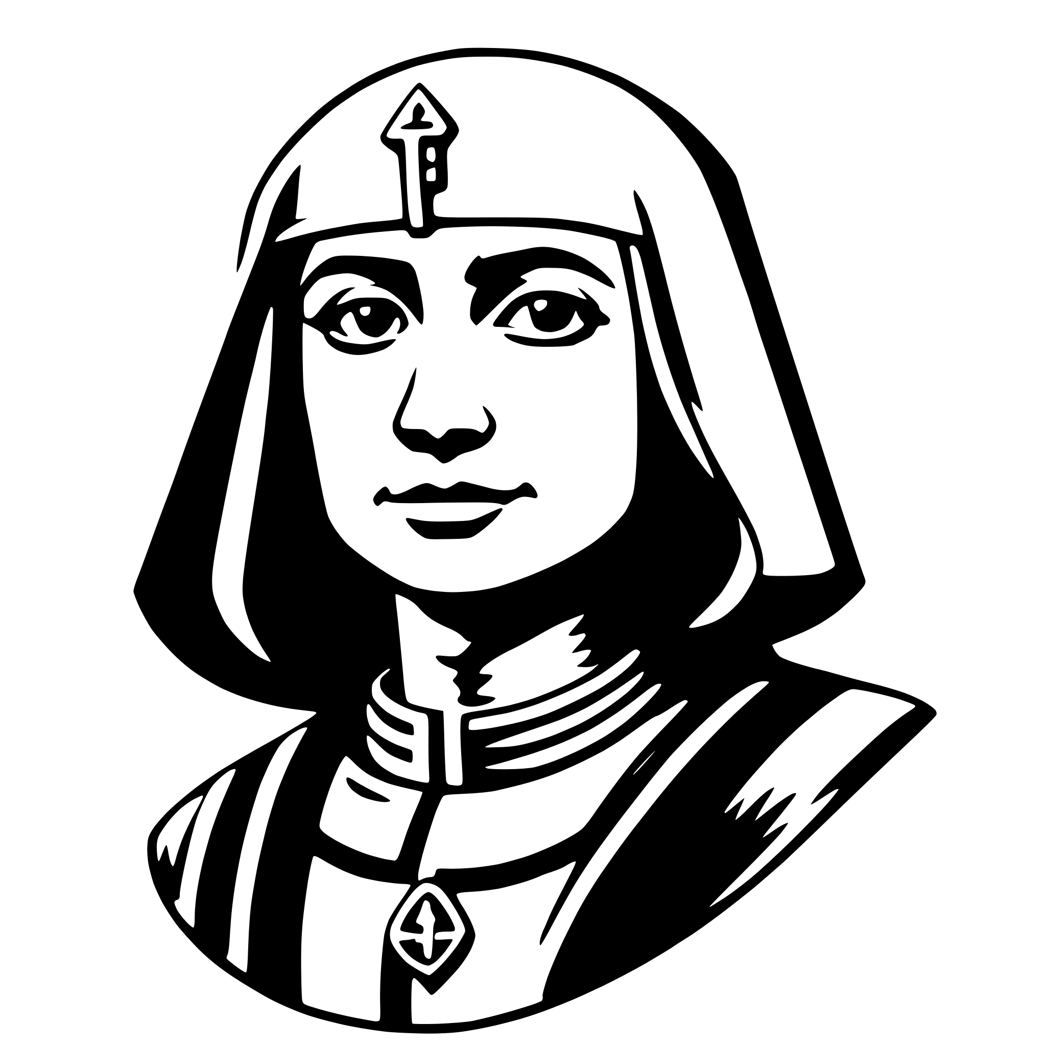 AI-generated SVG of 'ra'