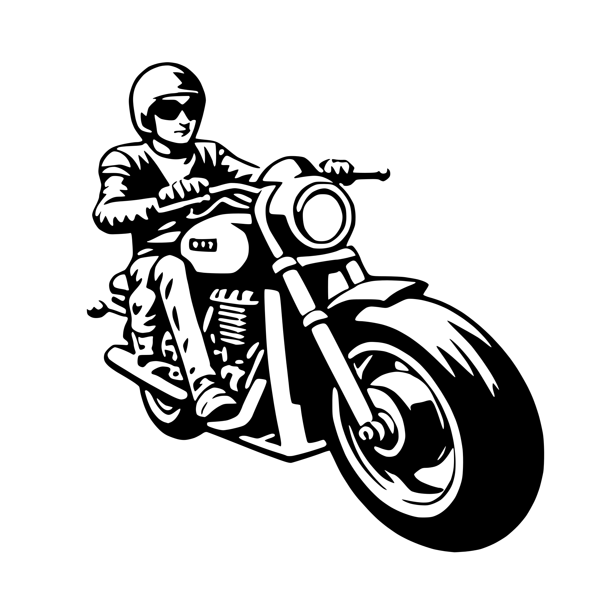 AI-generated SVG of 'sports motorcycle'