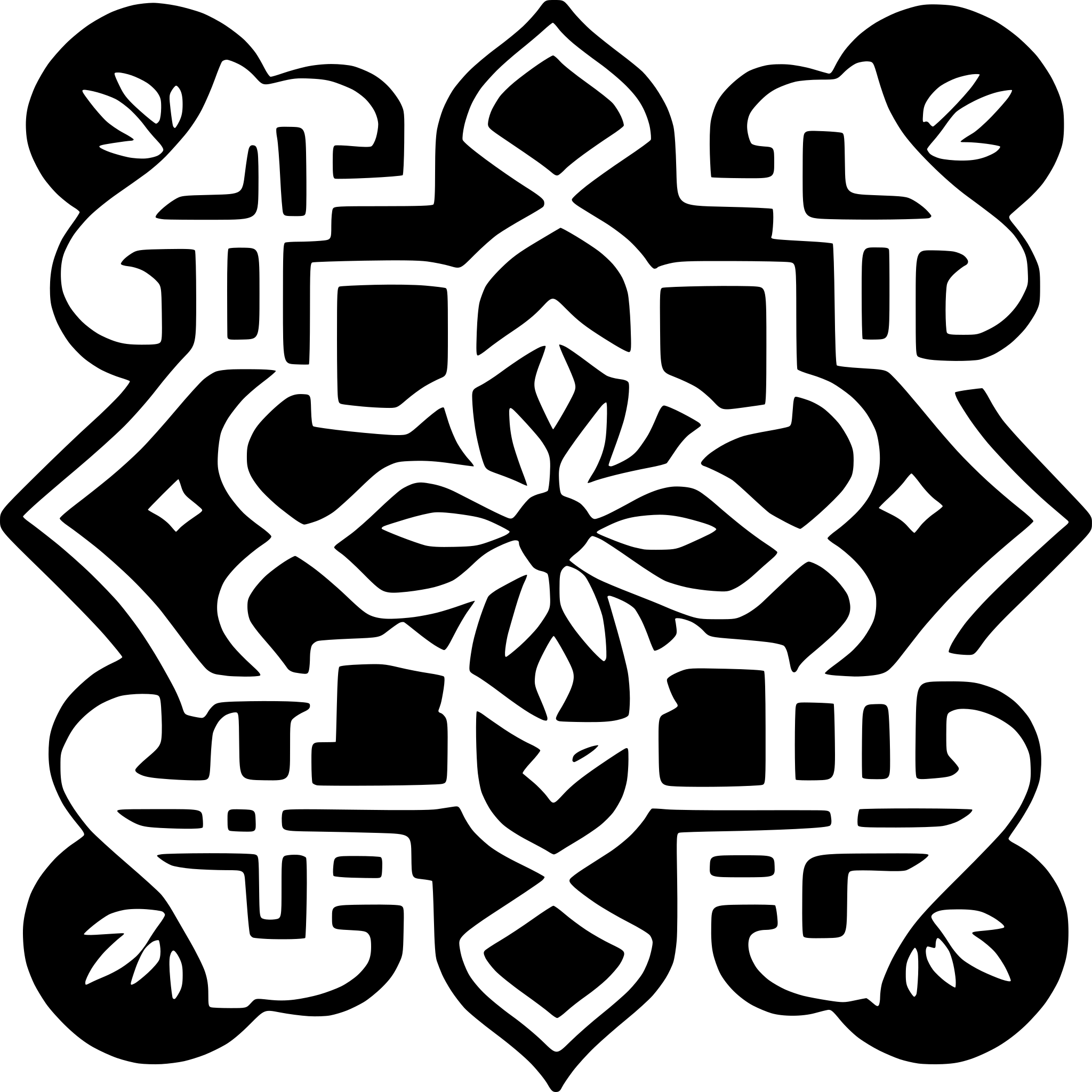 AI-generated SVG of a Islamic Pattern