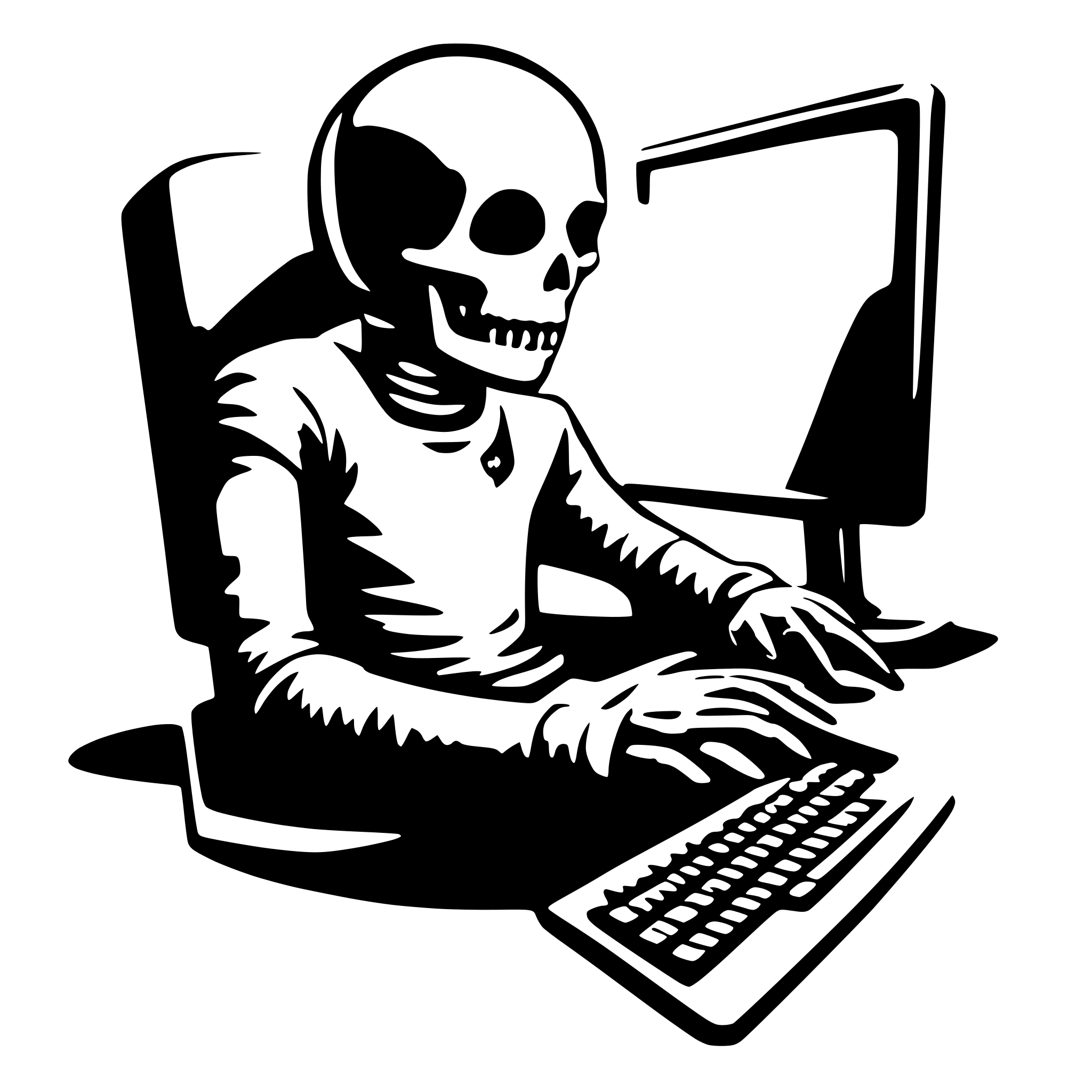 AI-generated SVG of 'Computer Killer'