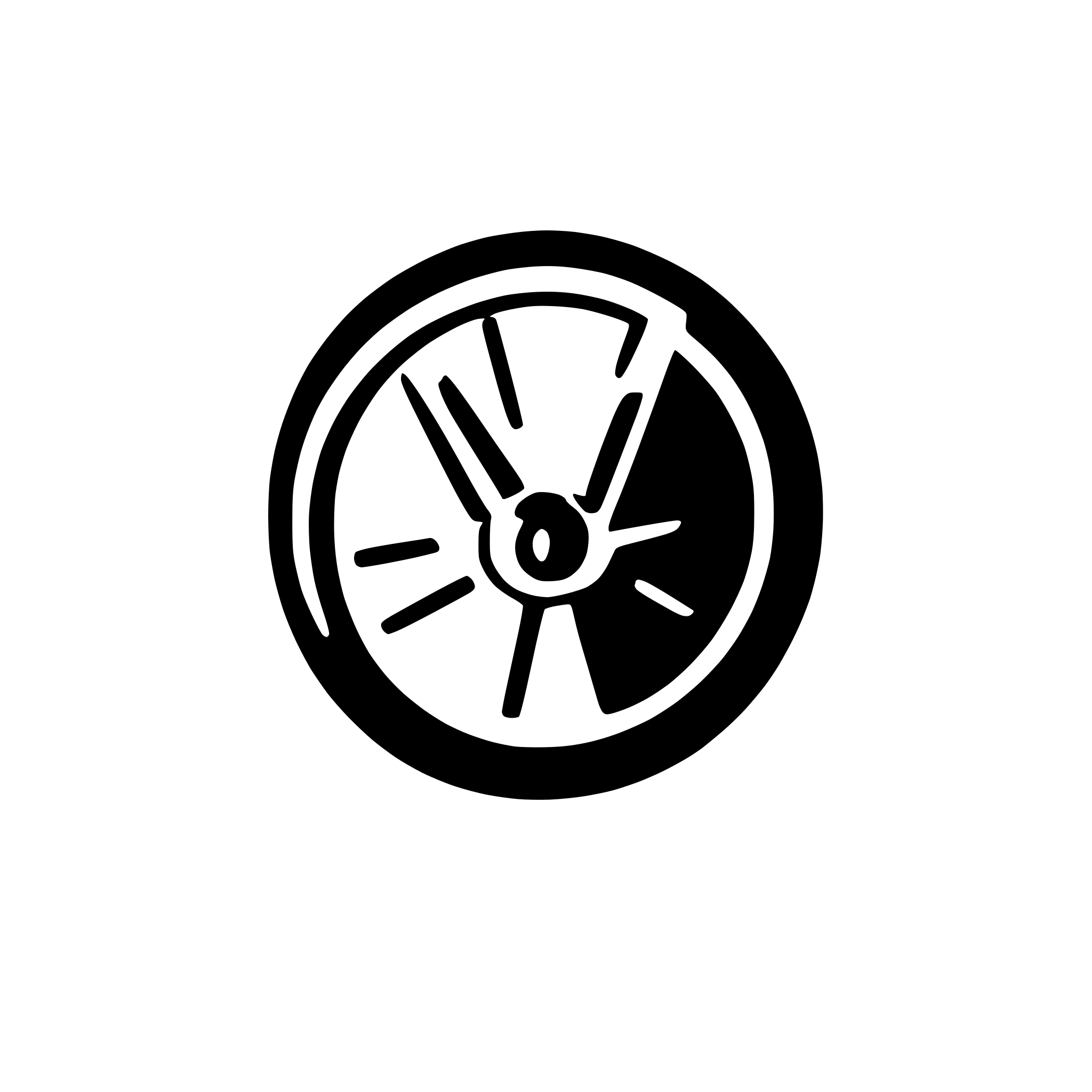 AI-generated SVG of a a cycle silhouette vector with a white background