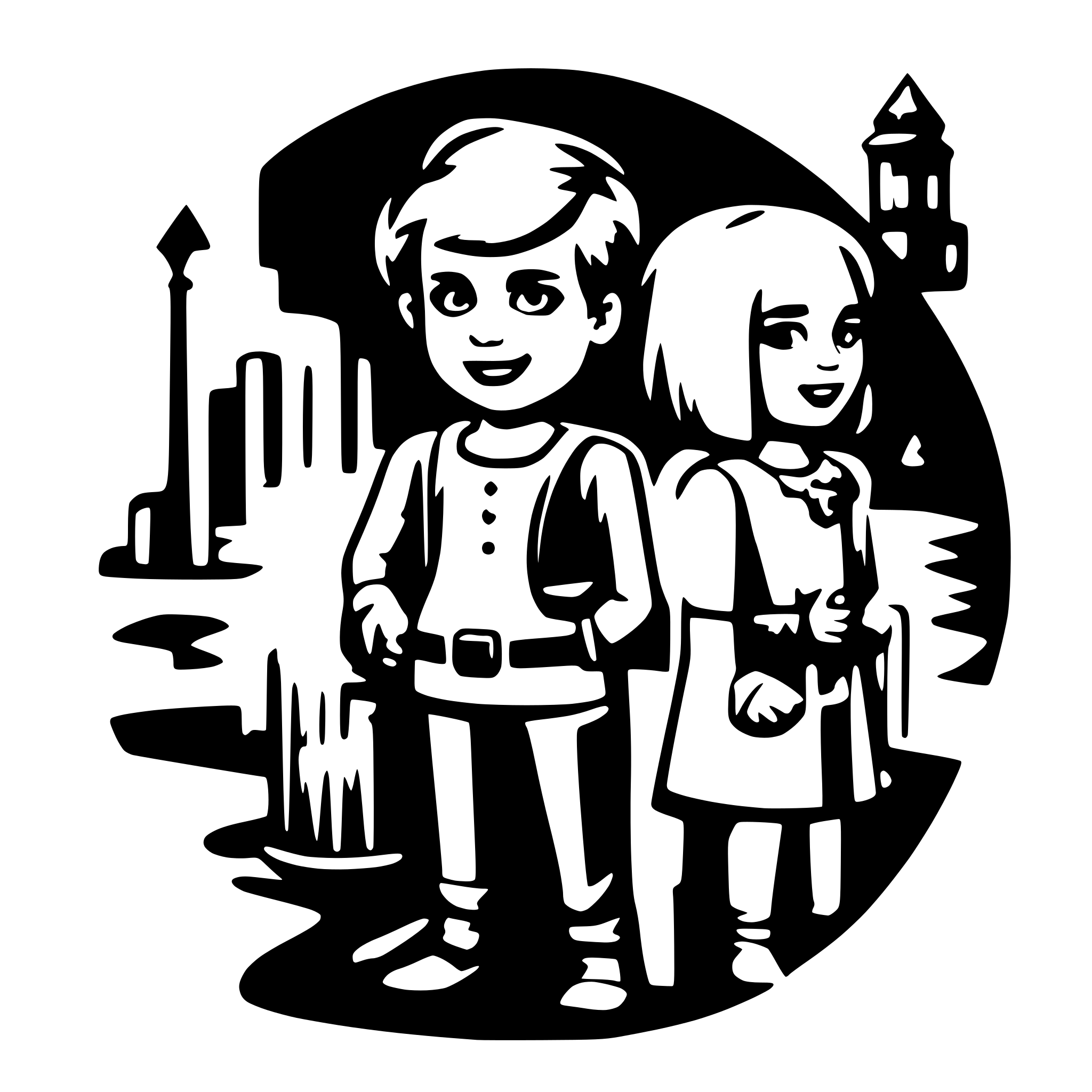 AI-generated SVG of 'about us'