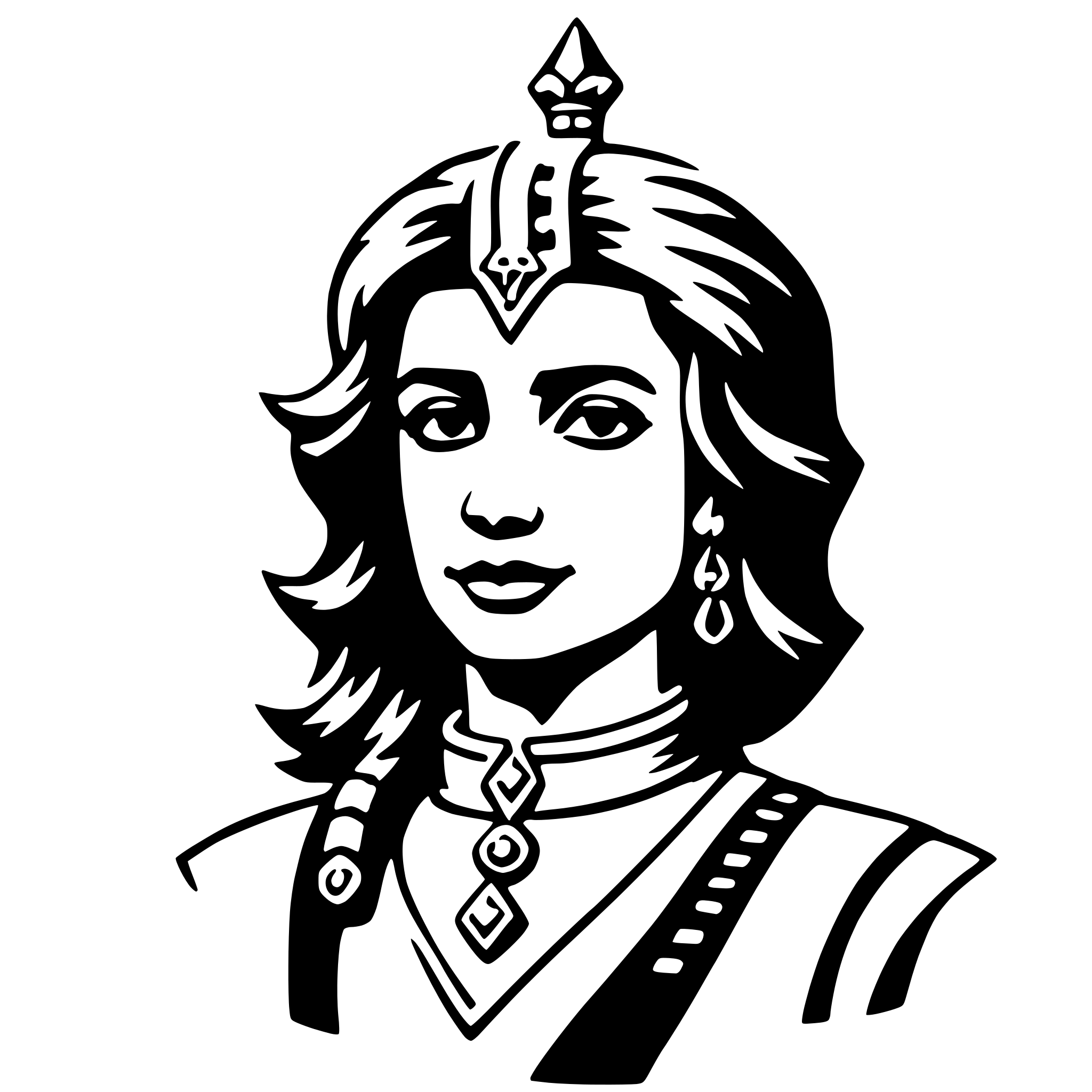 AI-generated SVG of 'indra'