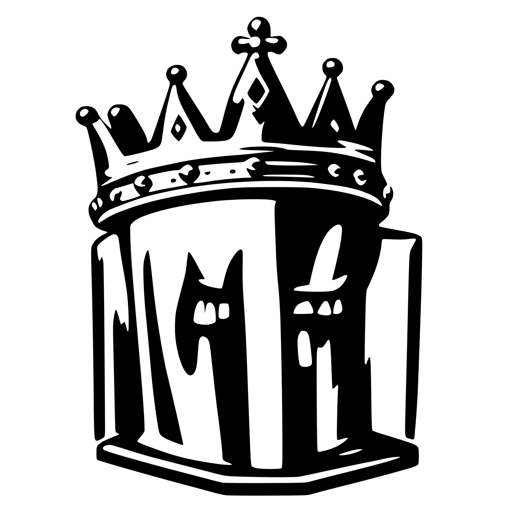 AI-generated SVG of 'dental single unit crown symbolic'