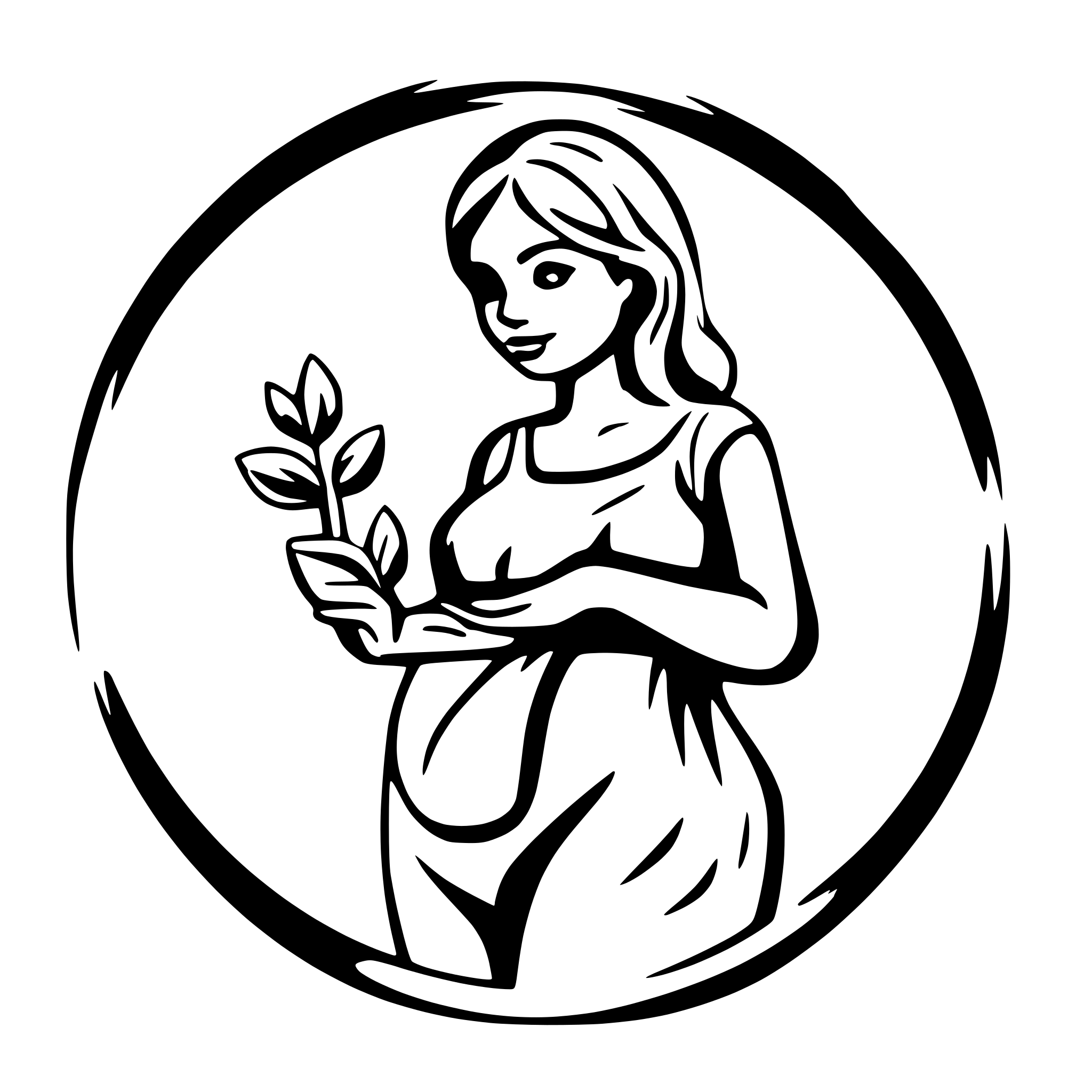 AI-generated SVG of 'pregnant woman support'