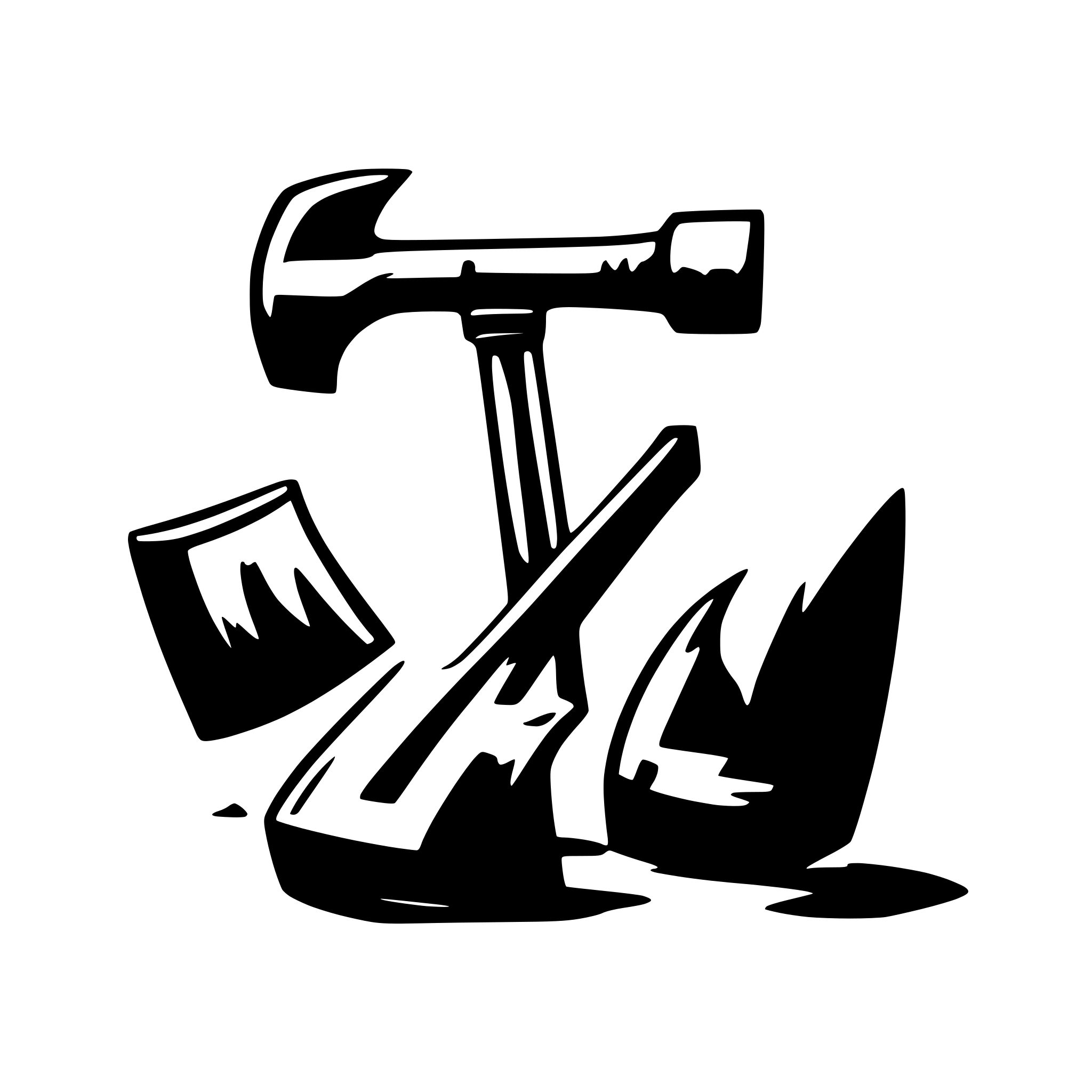 AI-generated SVG of a axe