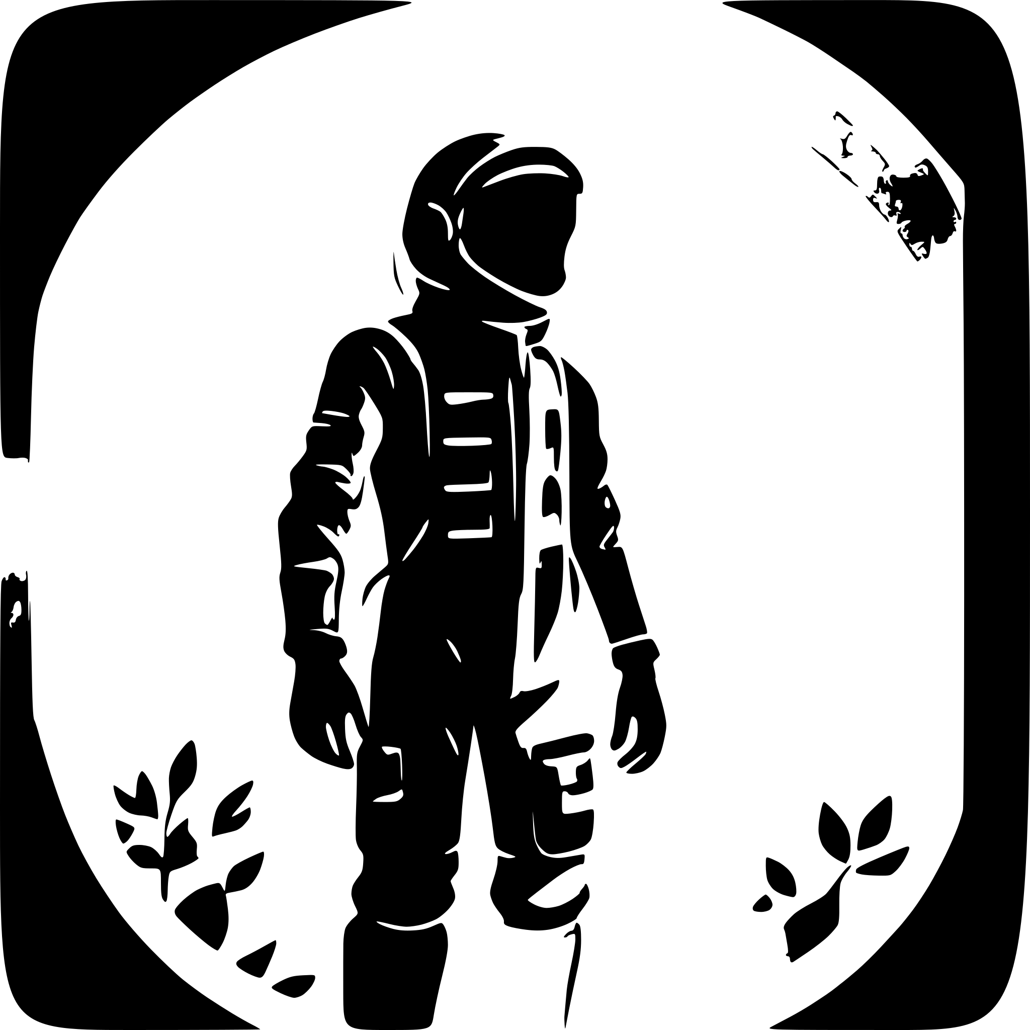 AI-generated SVG of 'astronaut hacker'