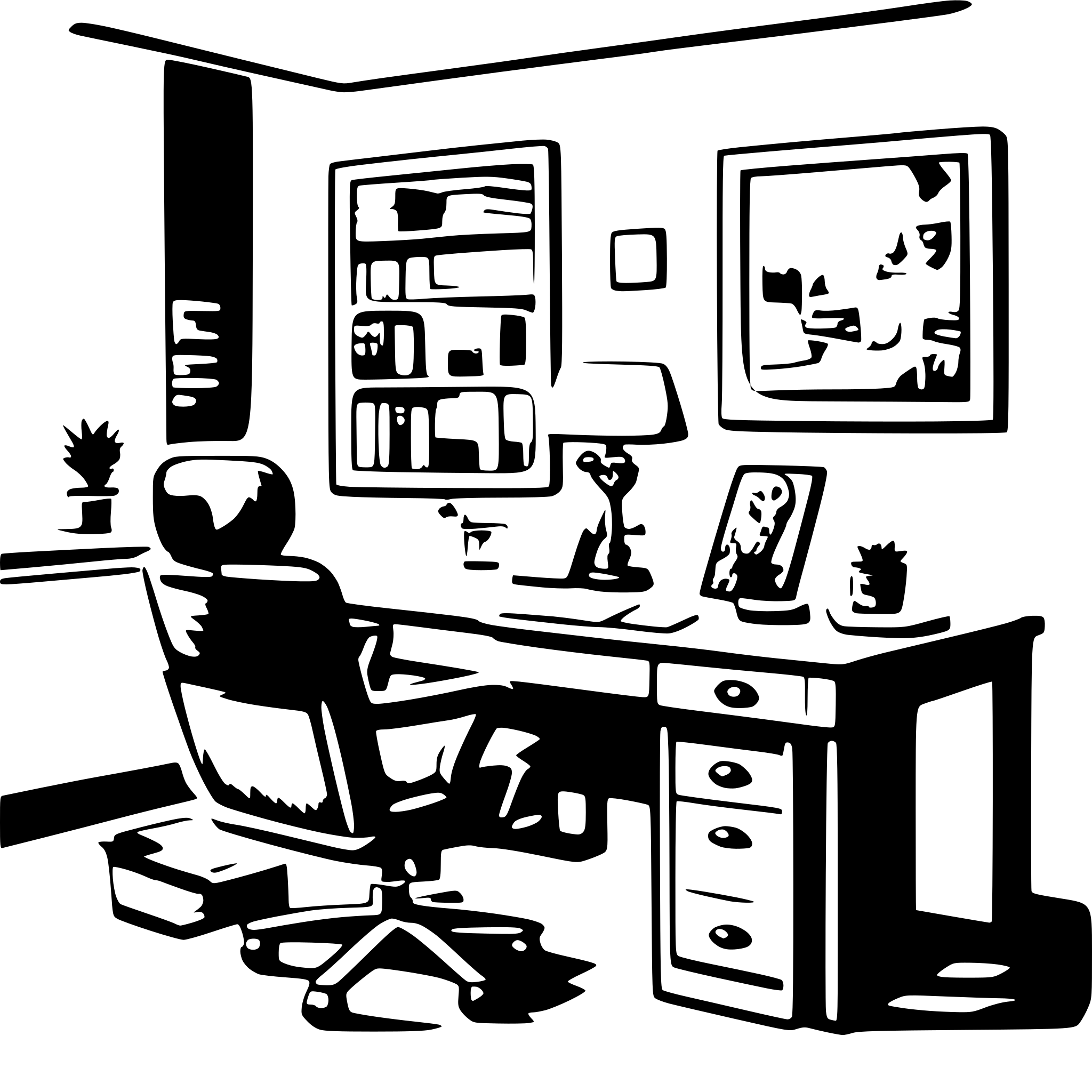 AI-generated SVG of 'psychosomatologist's office'