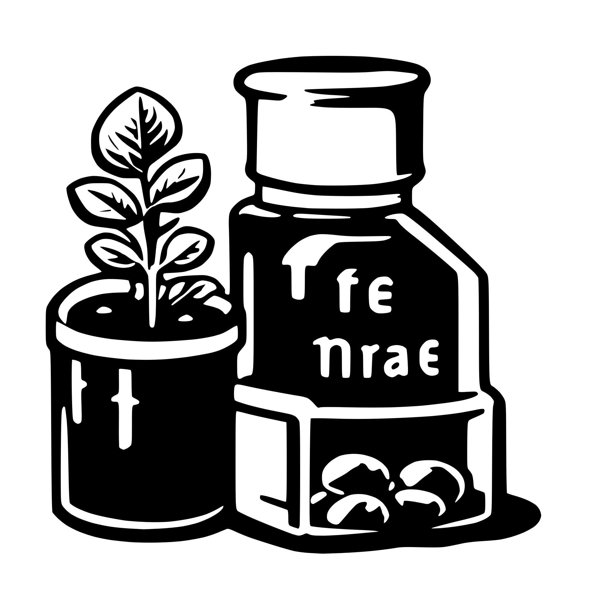 AI-generated SVG of 'enzyme'