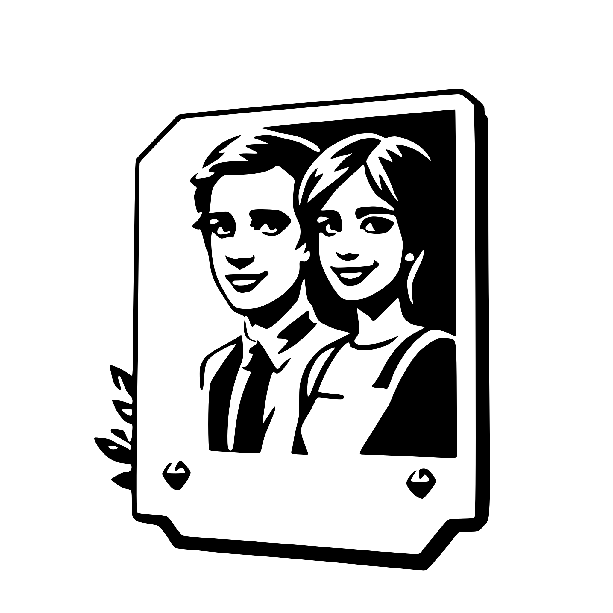 AI-generated SVG of 'couple's photo frame'