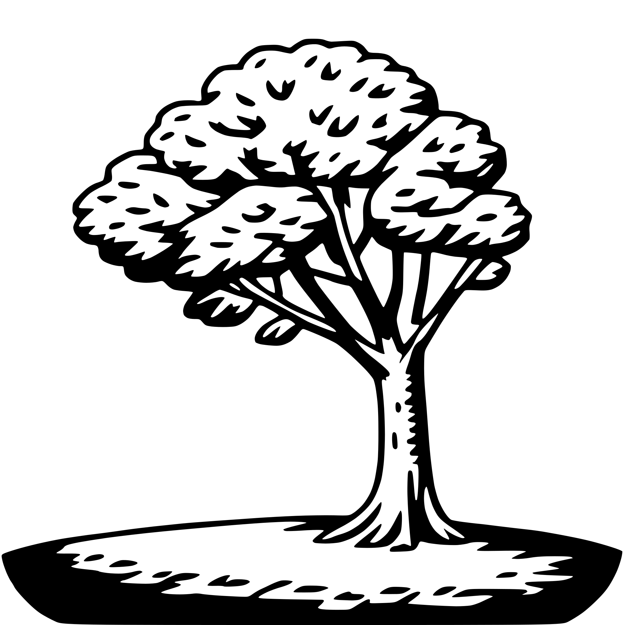 AI-generated SVG of 'elm tree'