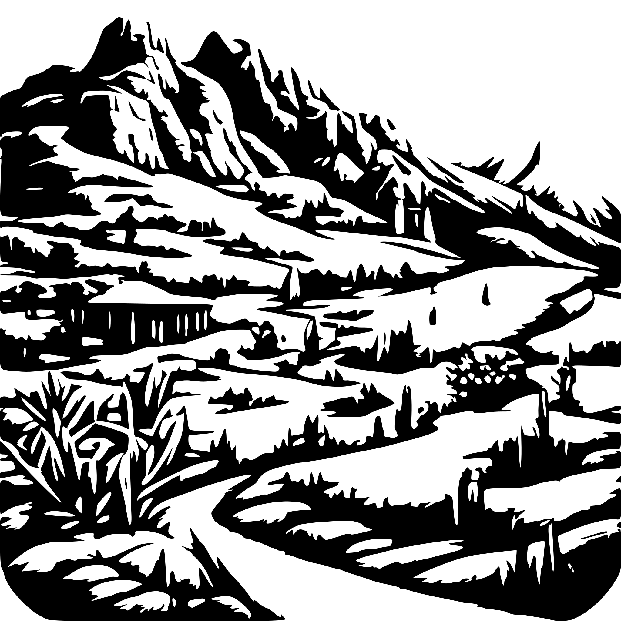 AI-generated SVG of 'planina Nazc v Peru'