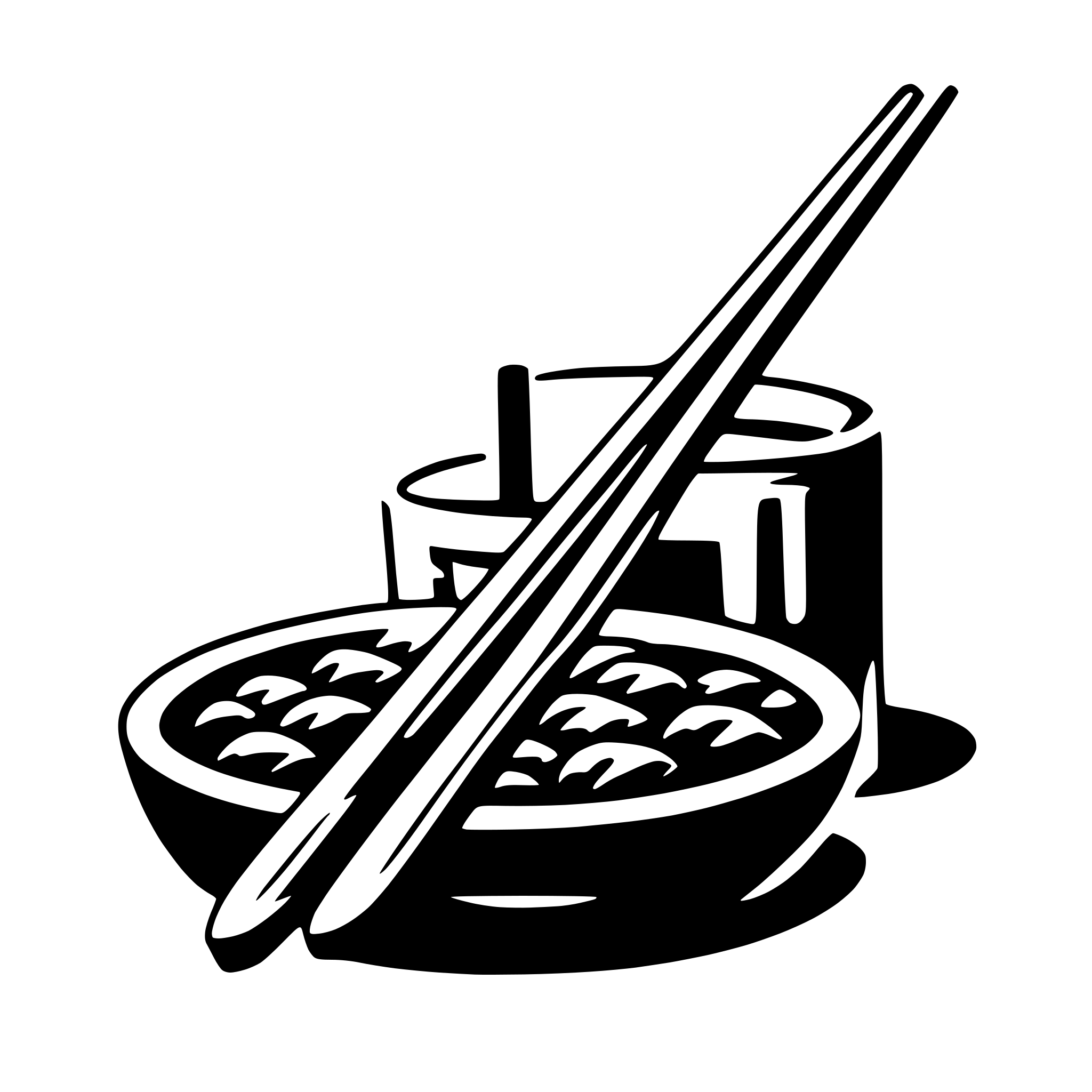 AI-generated SVG of a chopsticks