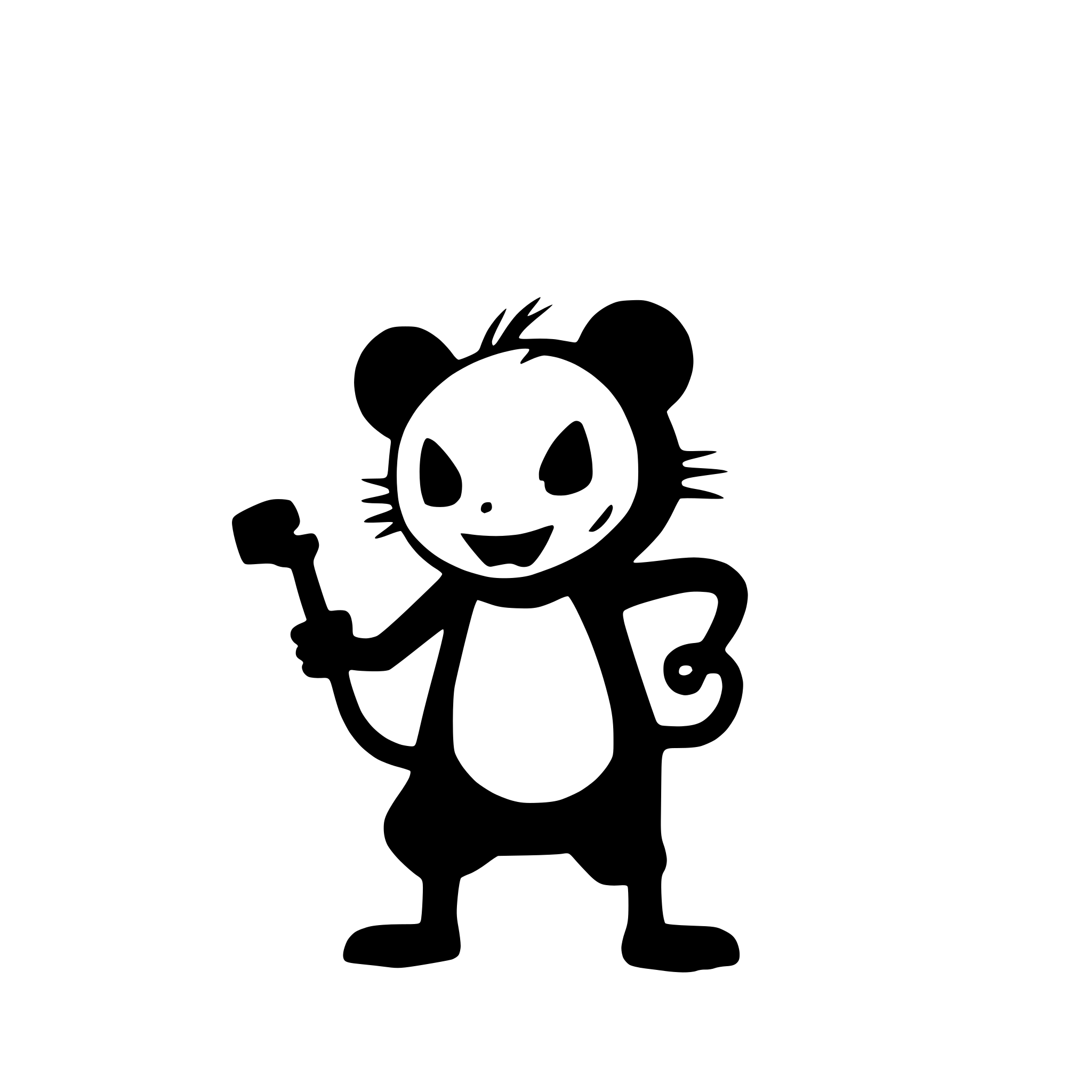 AI-generated SVG of a screaming angry mouse