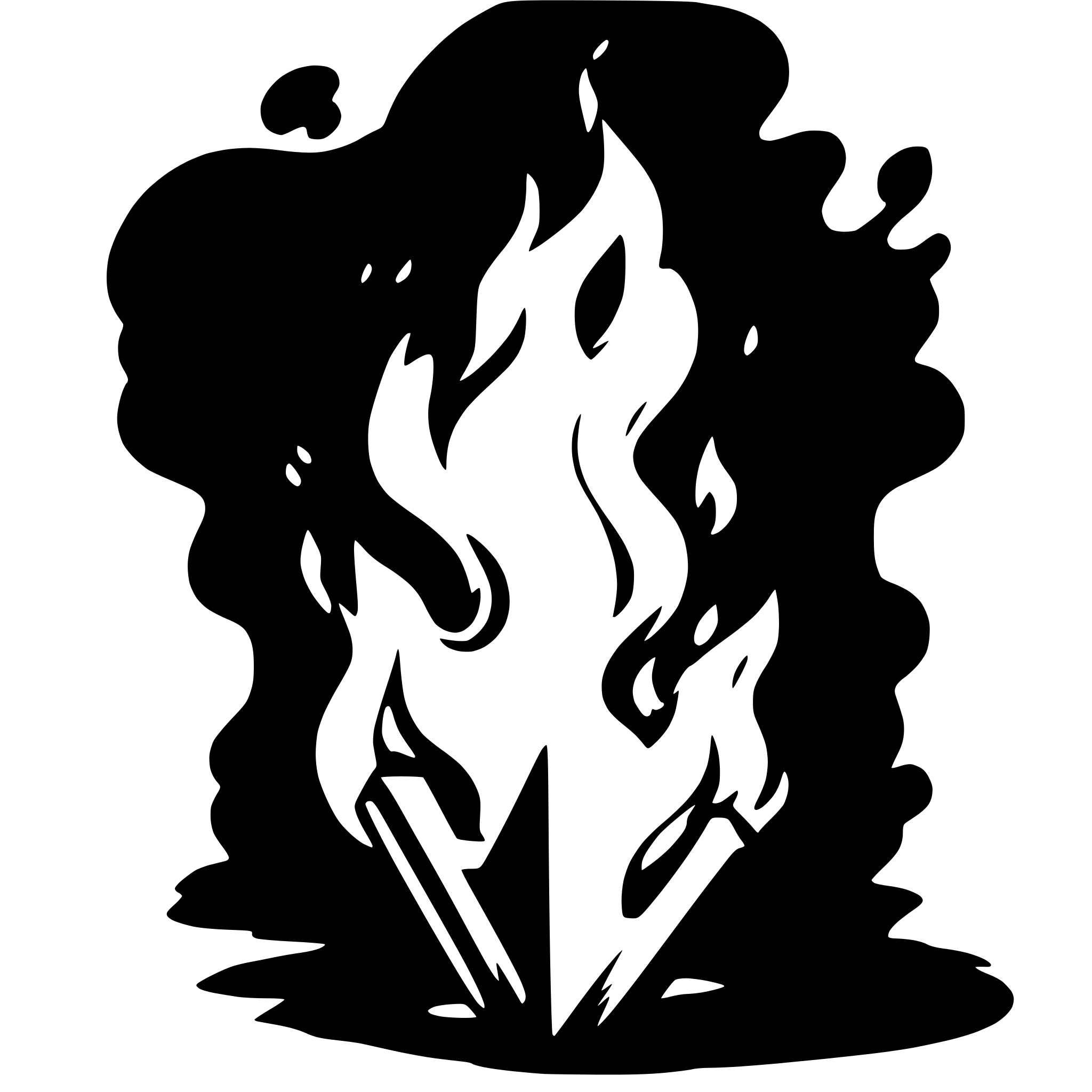 AI-generated SVG of 'big purple checkmark on fire'