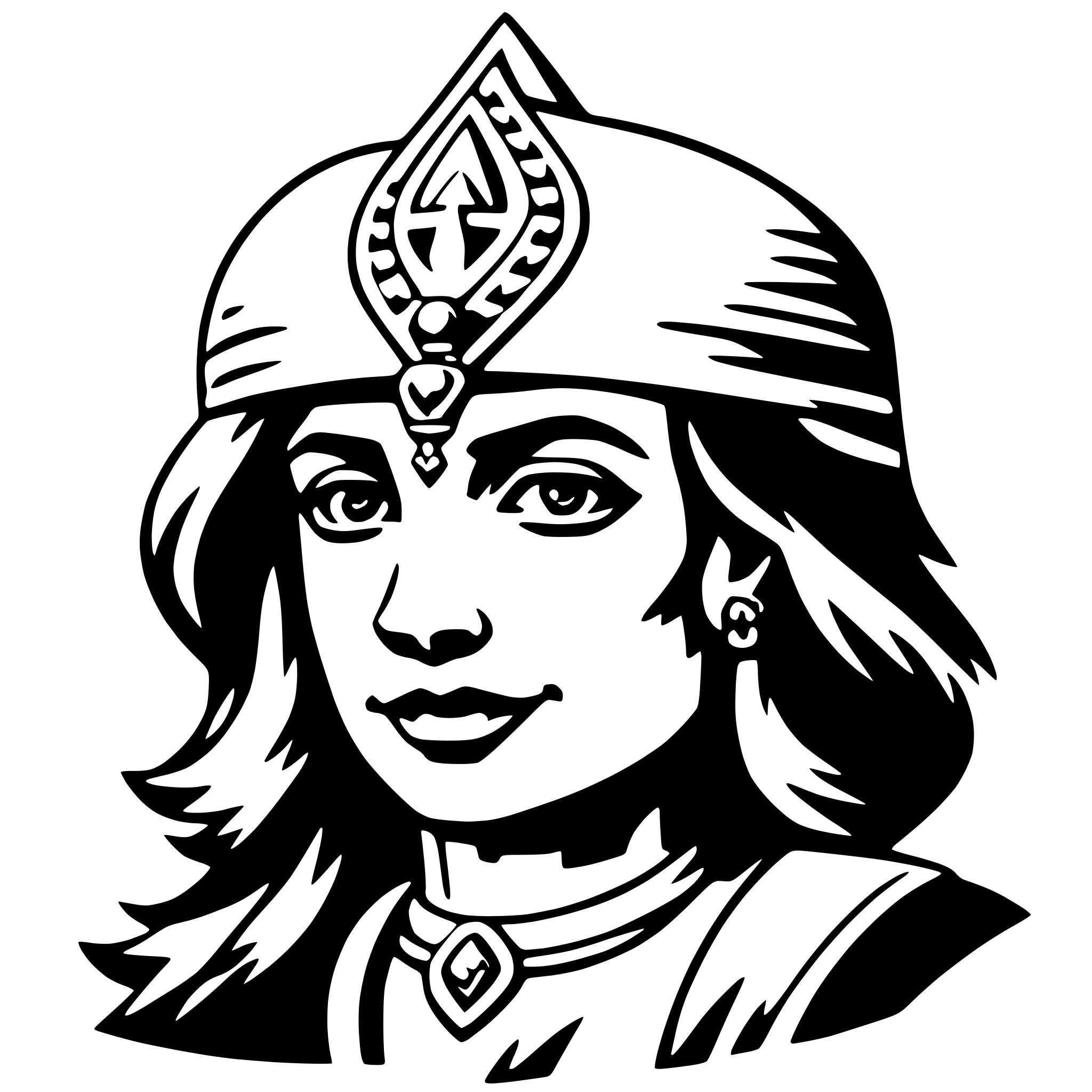 AI-generated SVG of 'indra'
