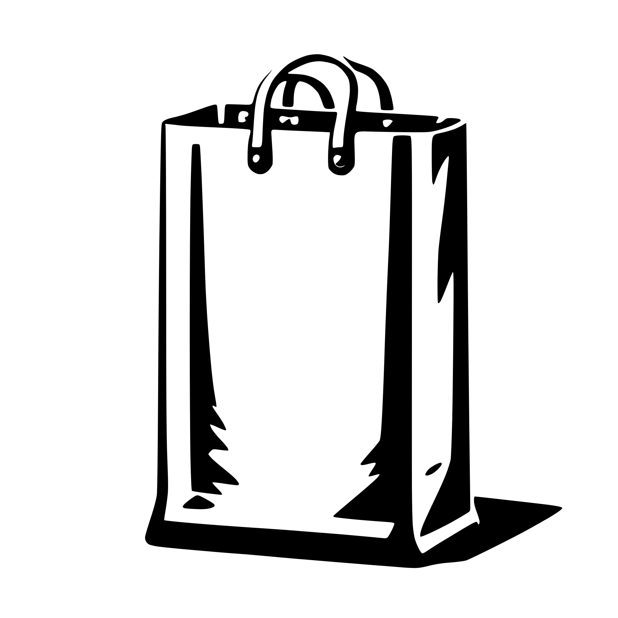AI-generated SVG of 'plastic bag'