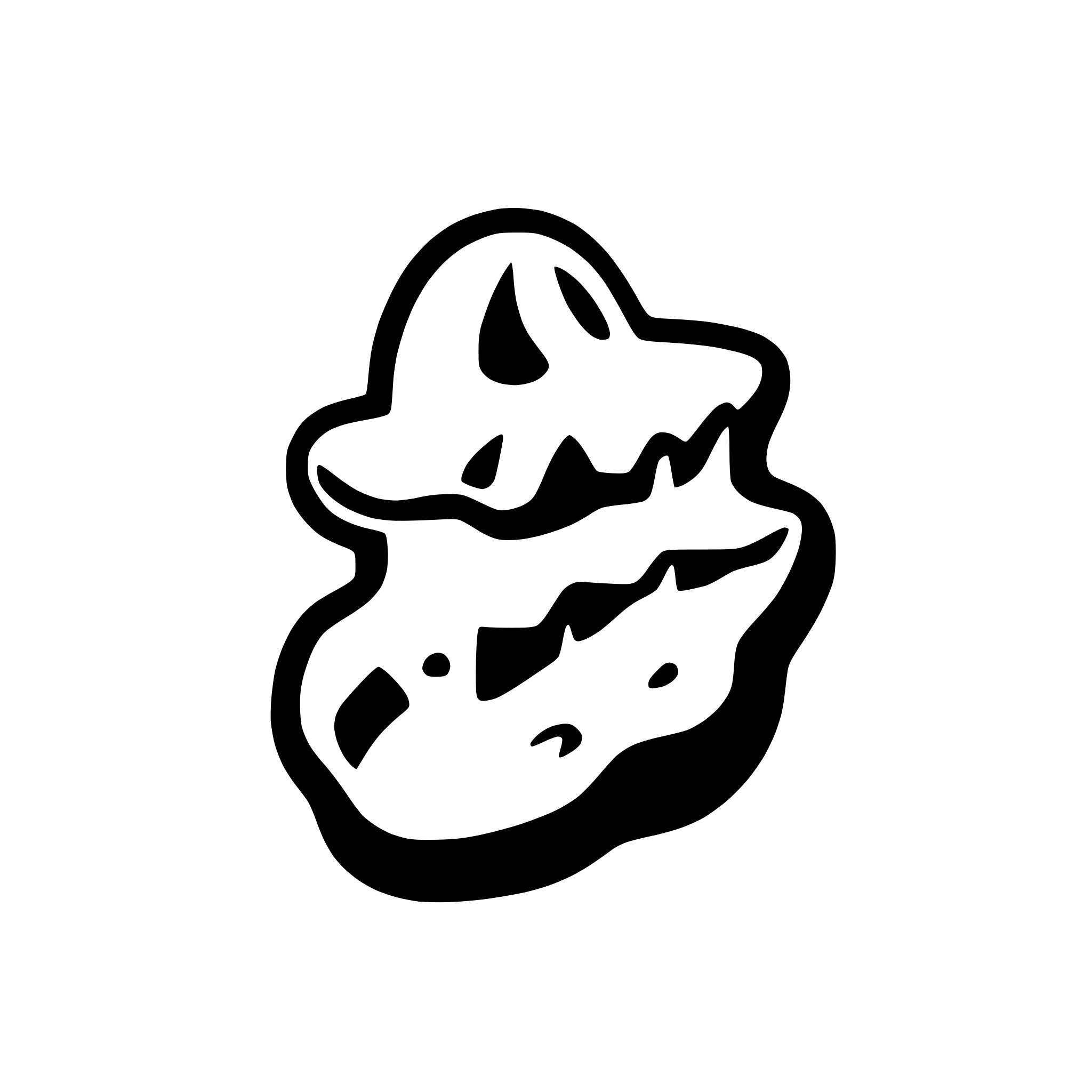 AI-generated SVG of a sea slug