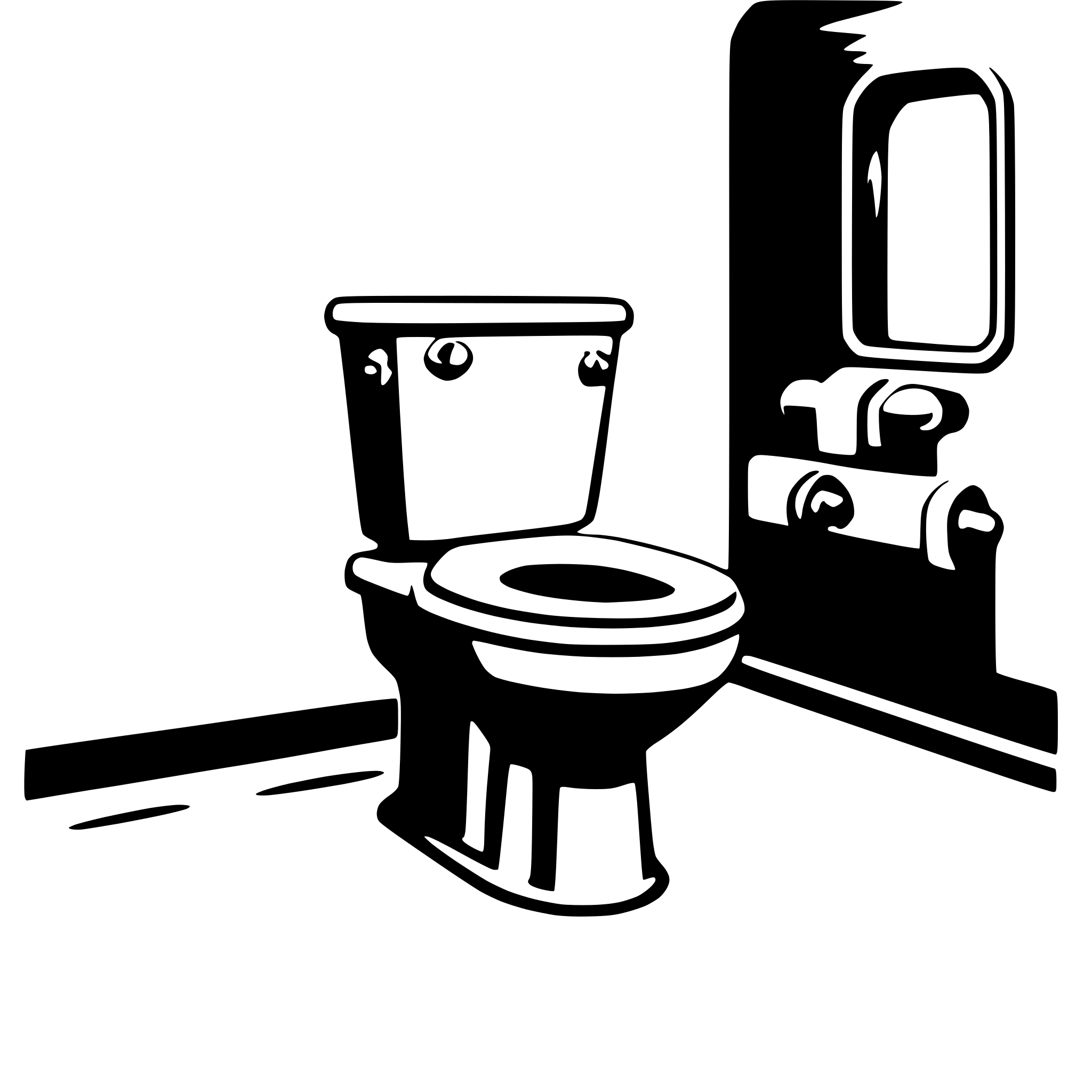 AI-generated SVG of 'toilet'