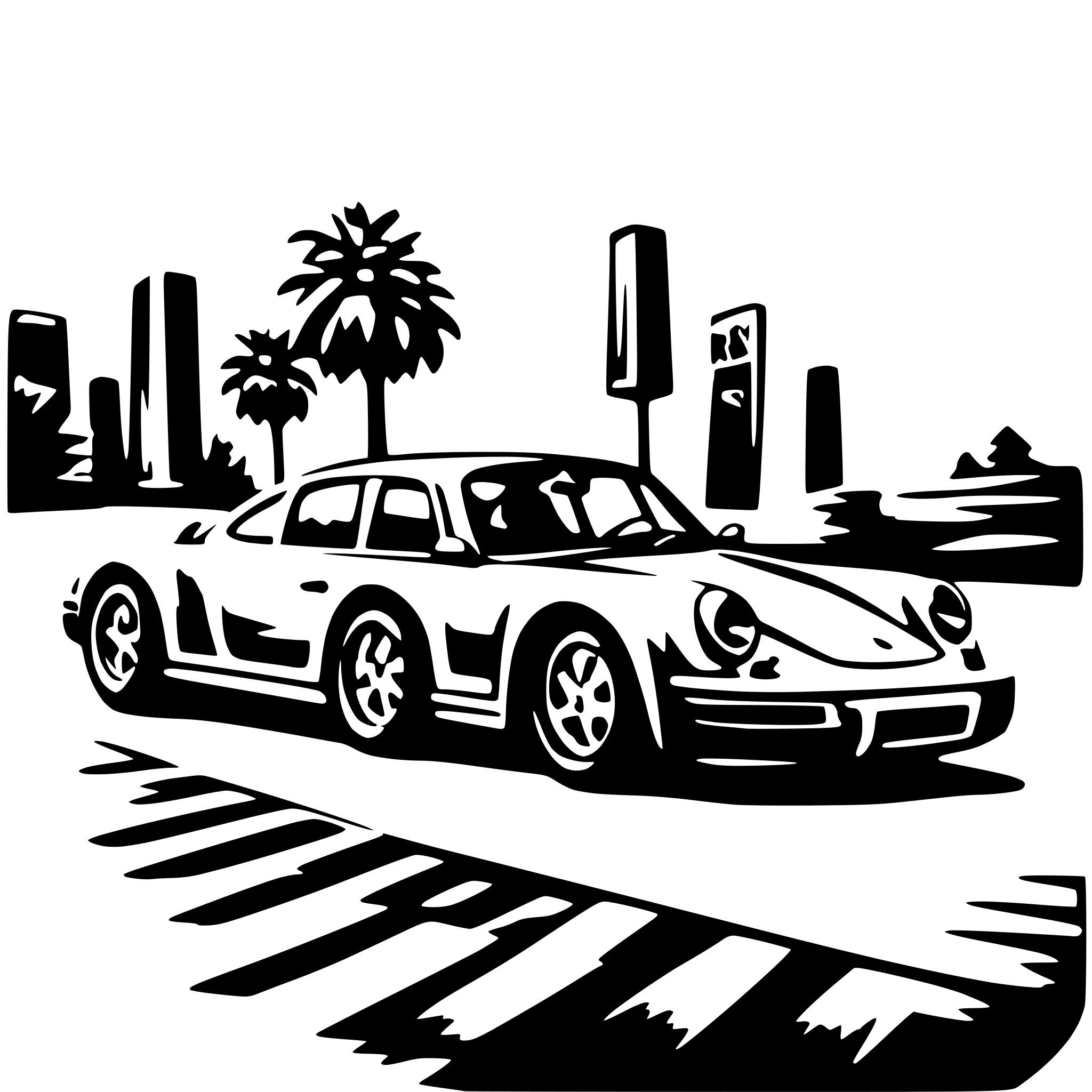 AI-generated SVG of a No Risk No Porsche