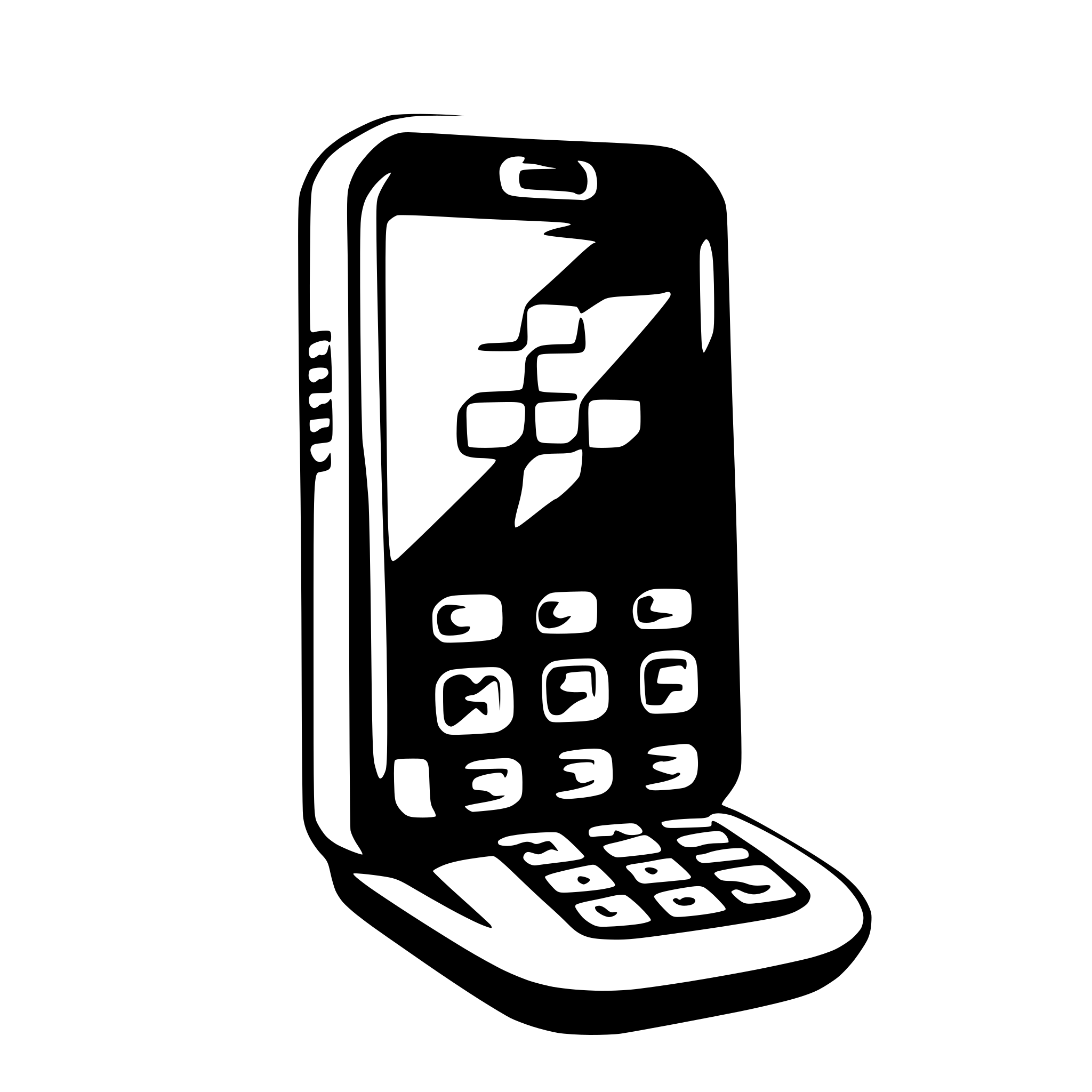 AI-generated SVG of 'mobile phones'