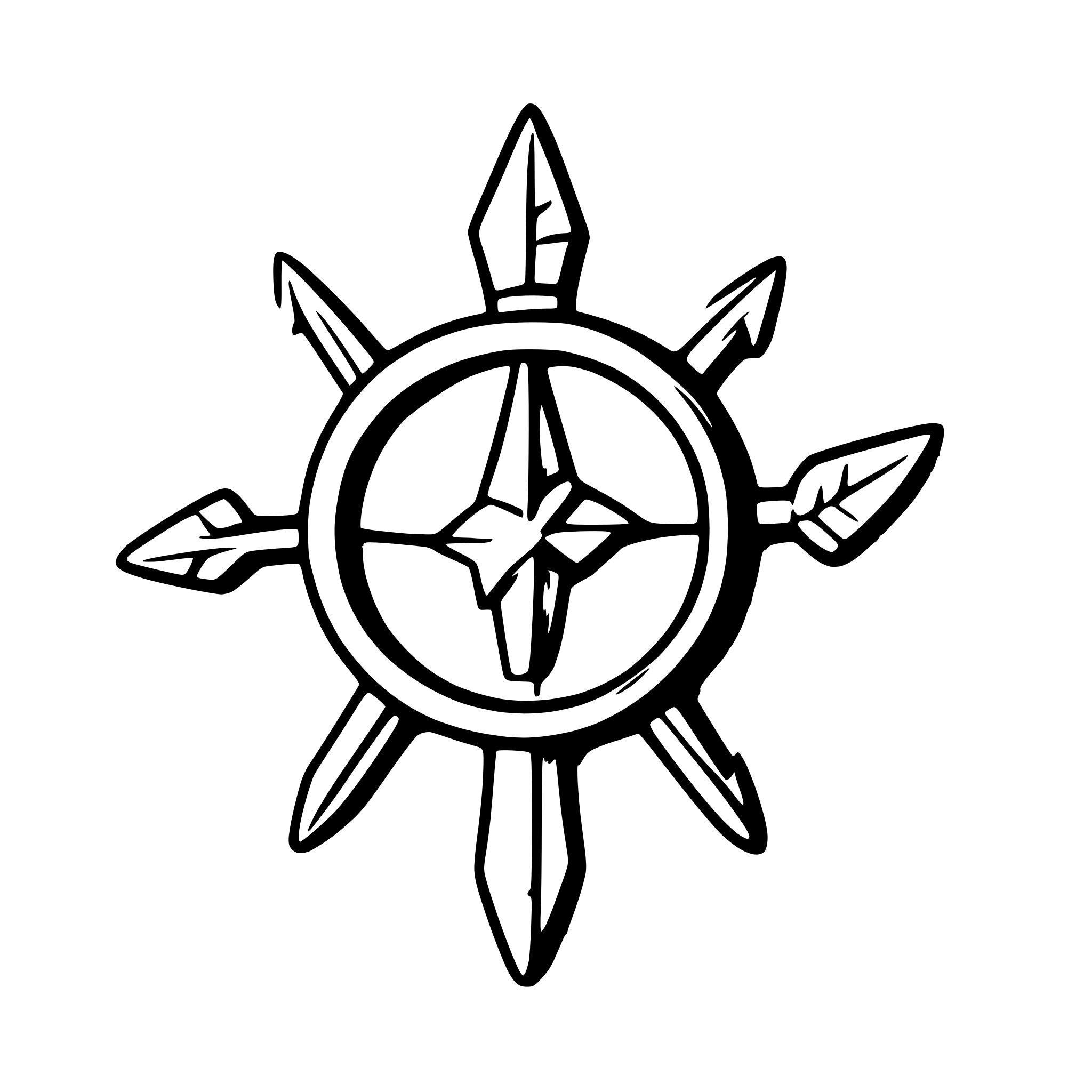 AI-generated SVG of a three arrows like a simple compass  for my website logo in 3D