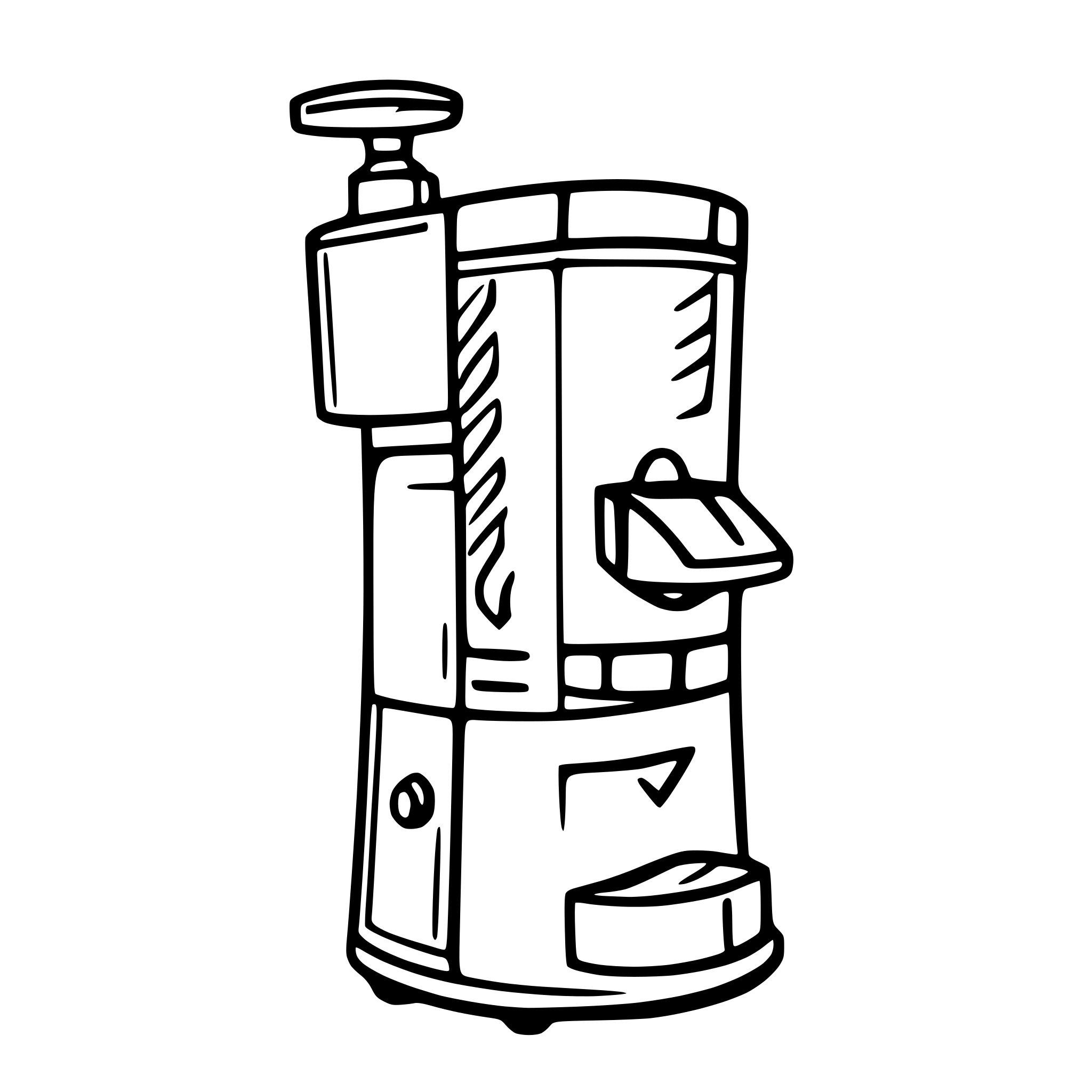 AI-generated SVG of 'modern electric coffee grinder'