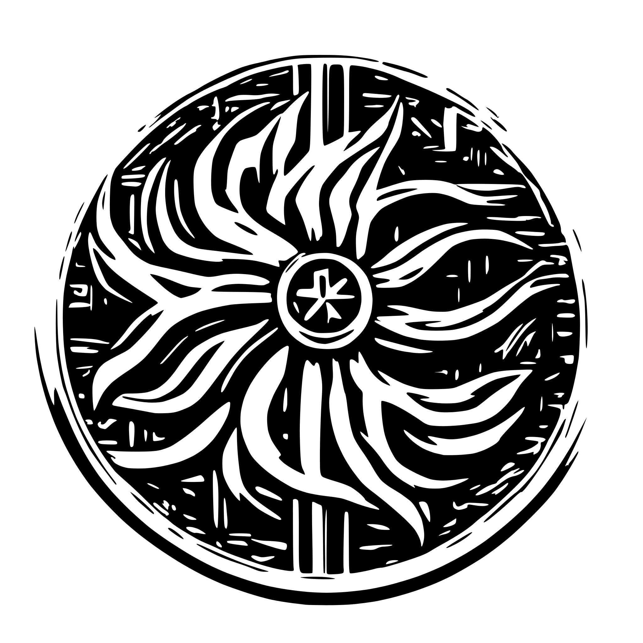 AI-generated SVG of a wind coin Token crypto