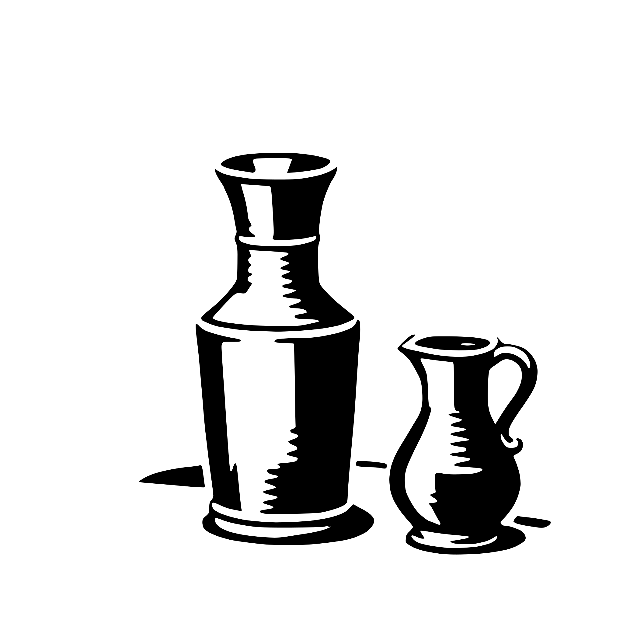 AI-generated SVG of 'carafe'