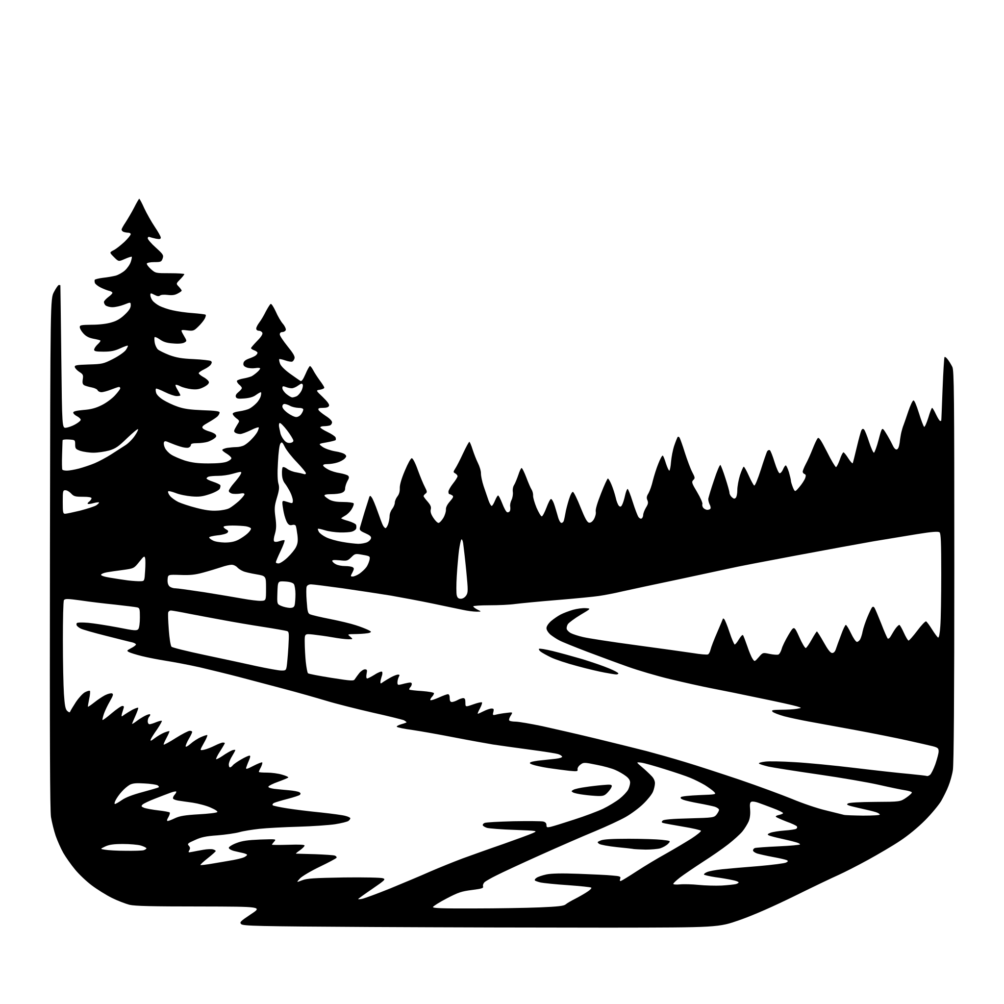 AI-generated SVG of 'mountain air'
