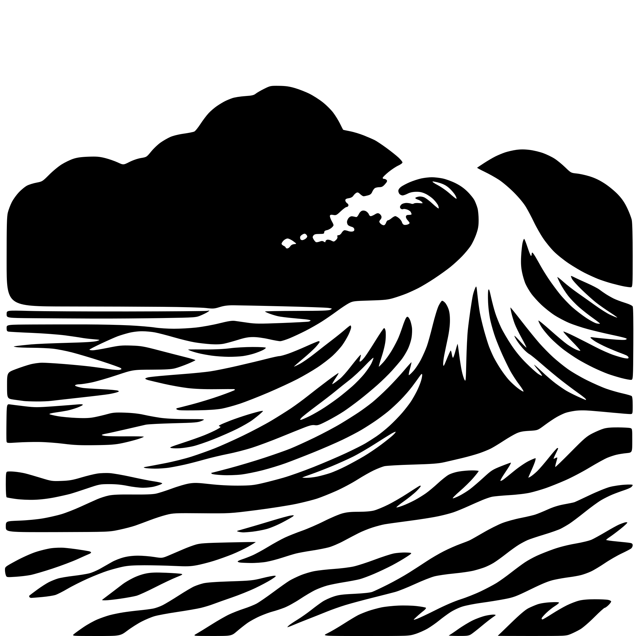 AI-generated SVG of a japanese style wave pattern