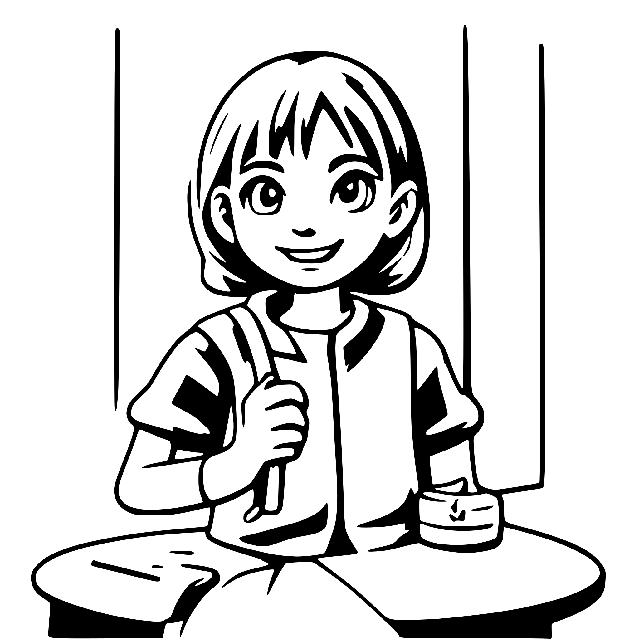 AI-generated SVG of a a k-12 student enjoying workshop summer camp