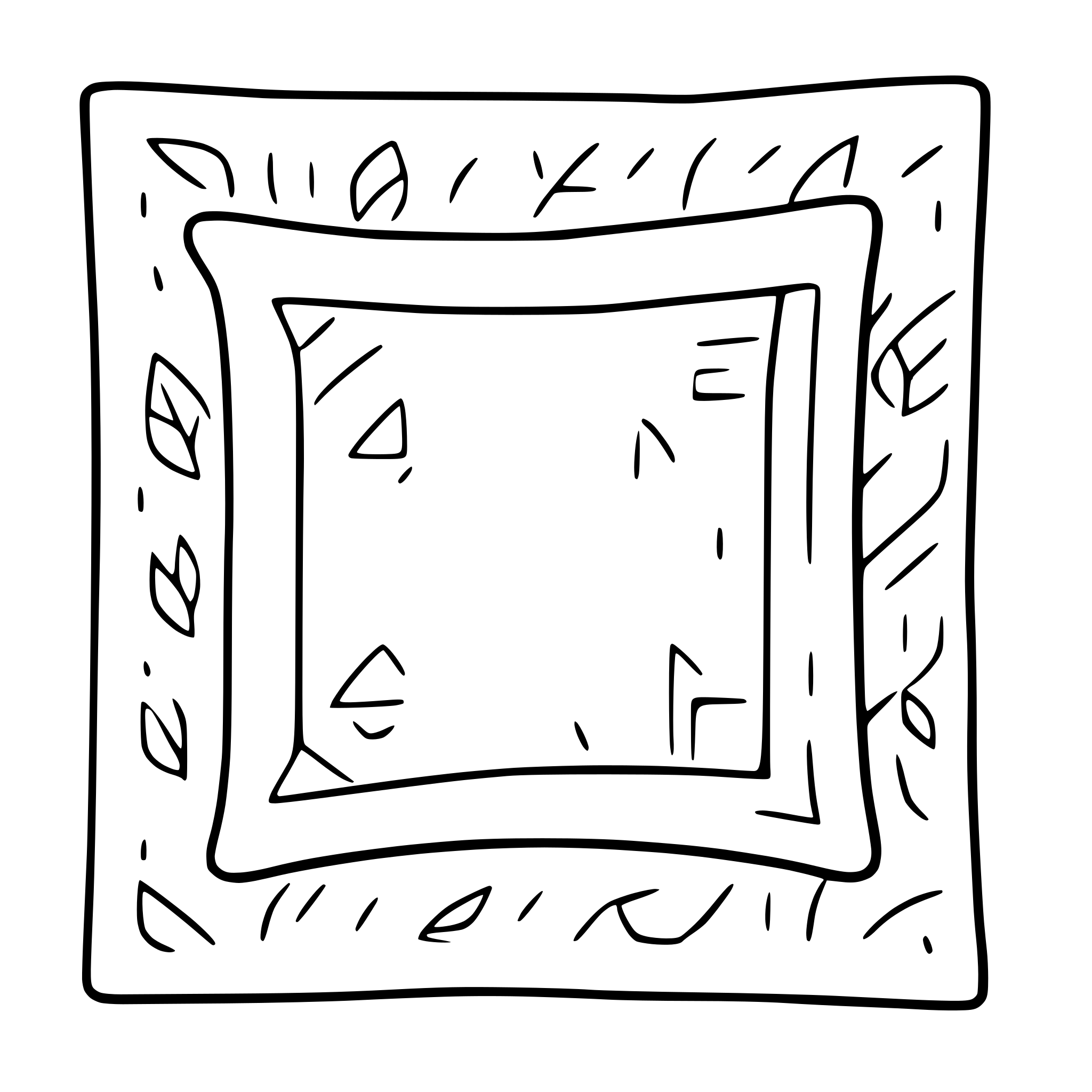 AI-generated SVG of 'a piece of fabric in shape of square'