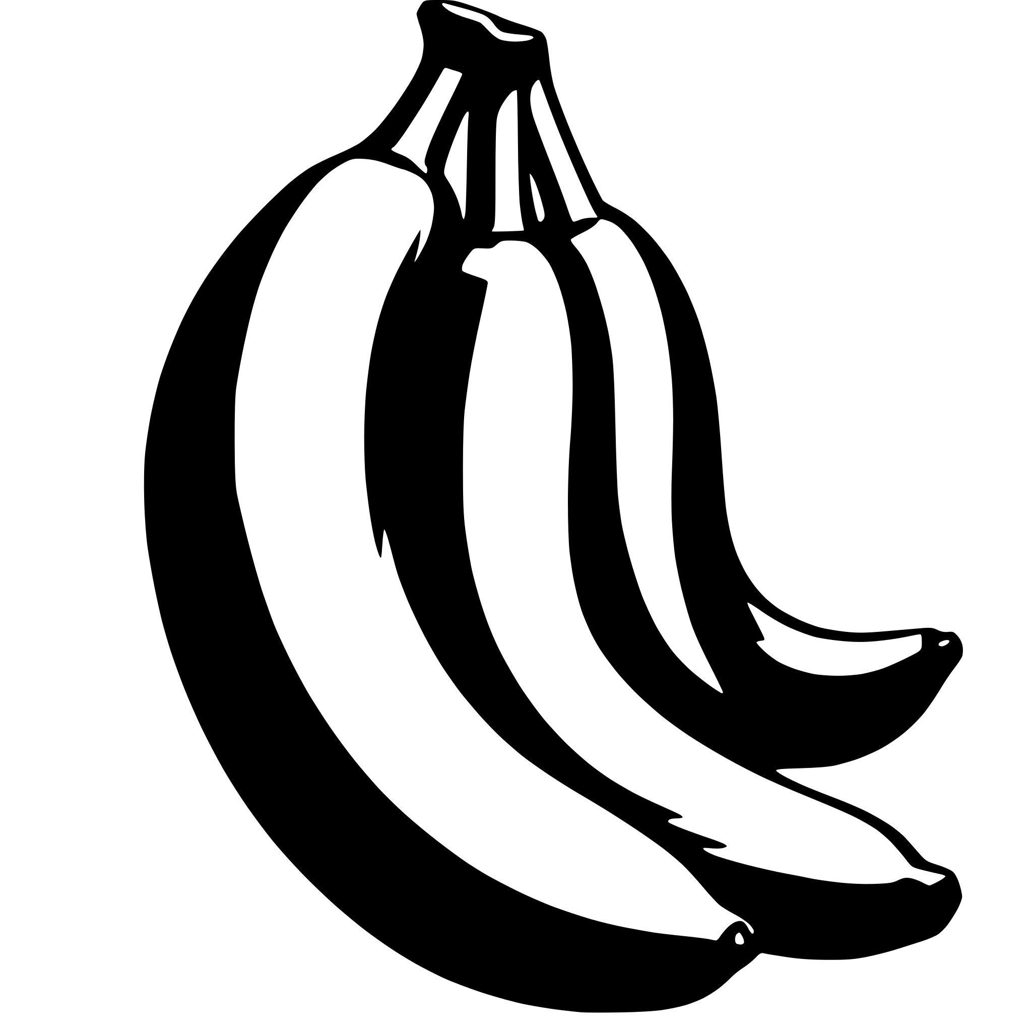 AI-generated SVG of 'BANANA'