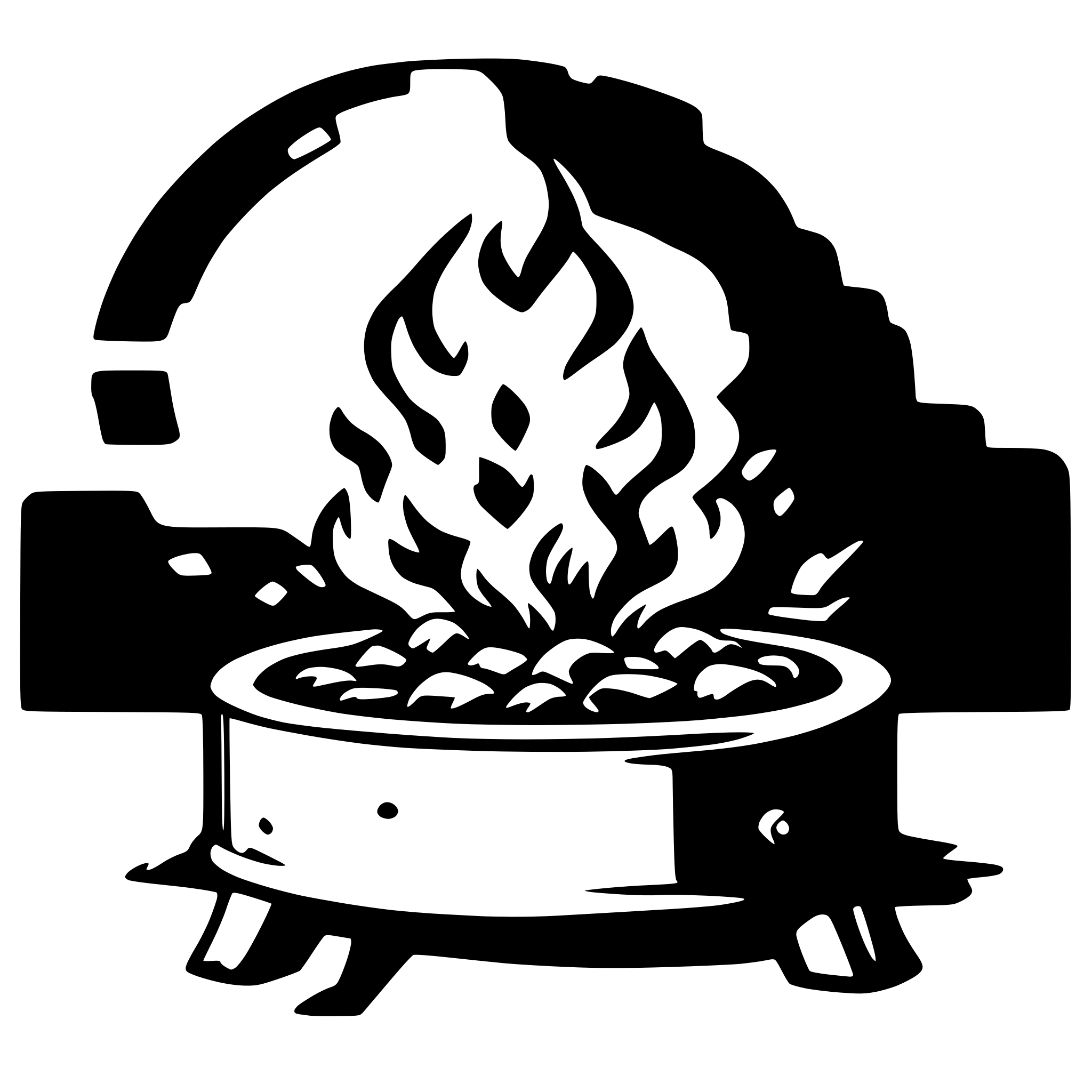 AI-generated SVG of 'hearth'