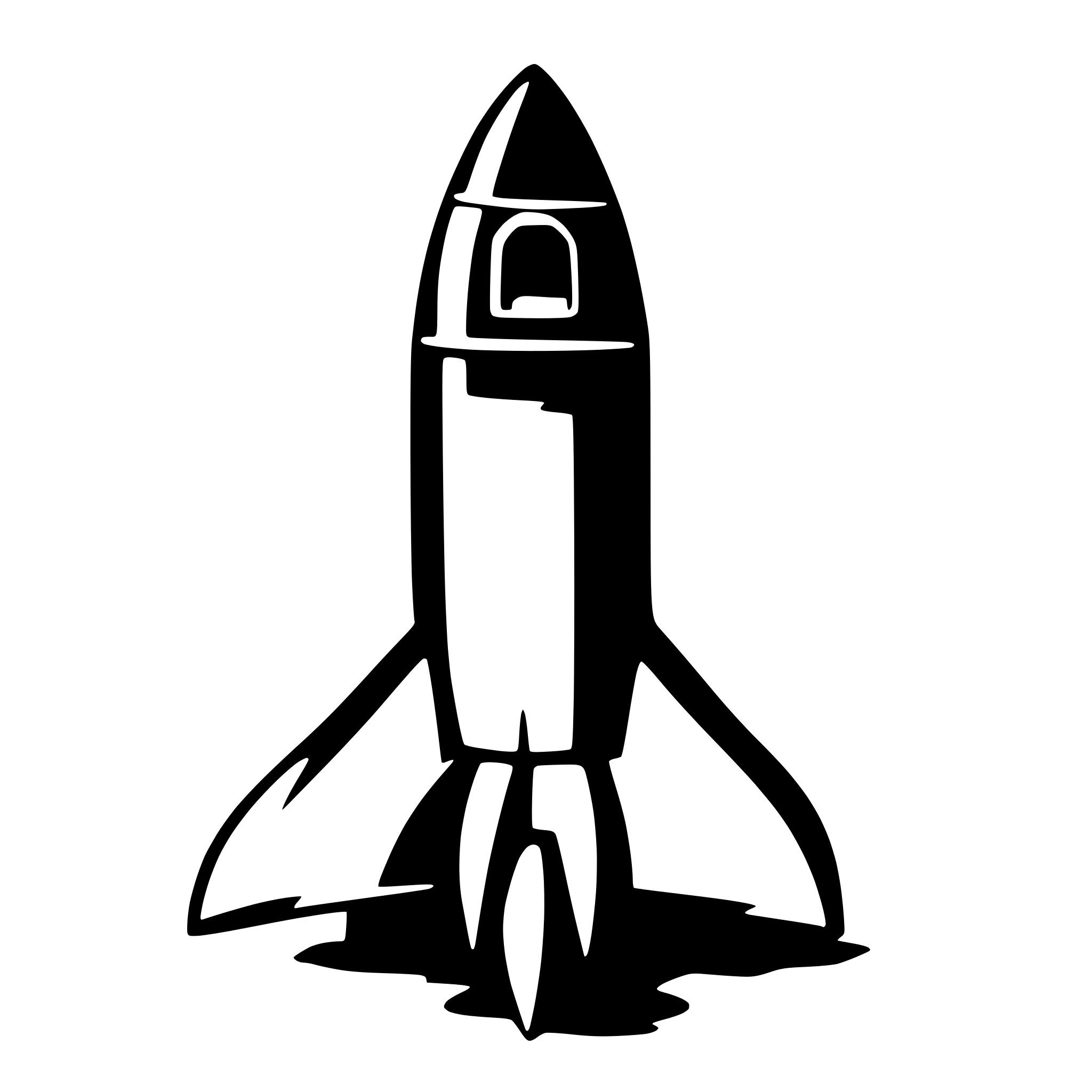 AI-generated SVG of a rocket