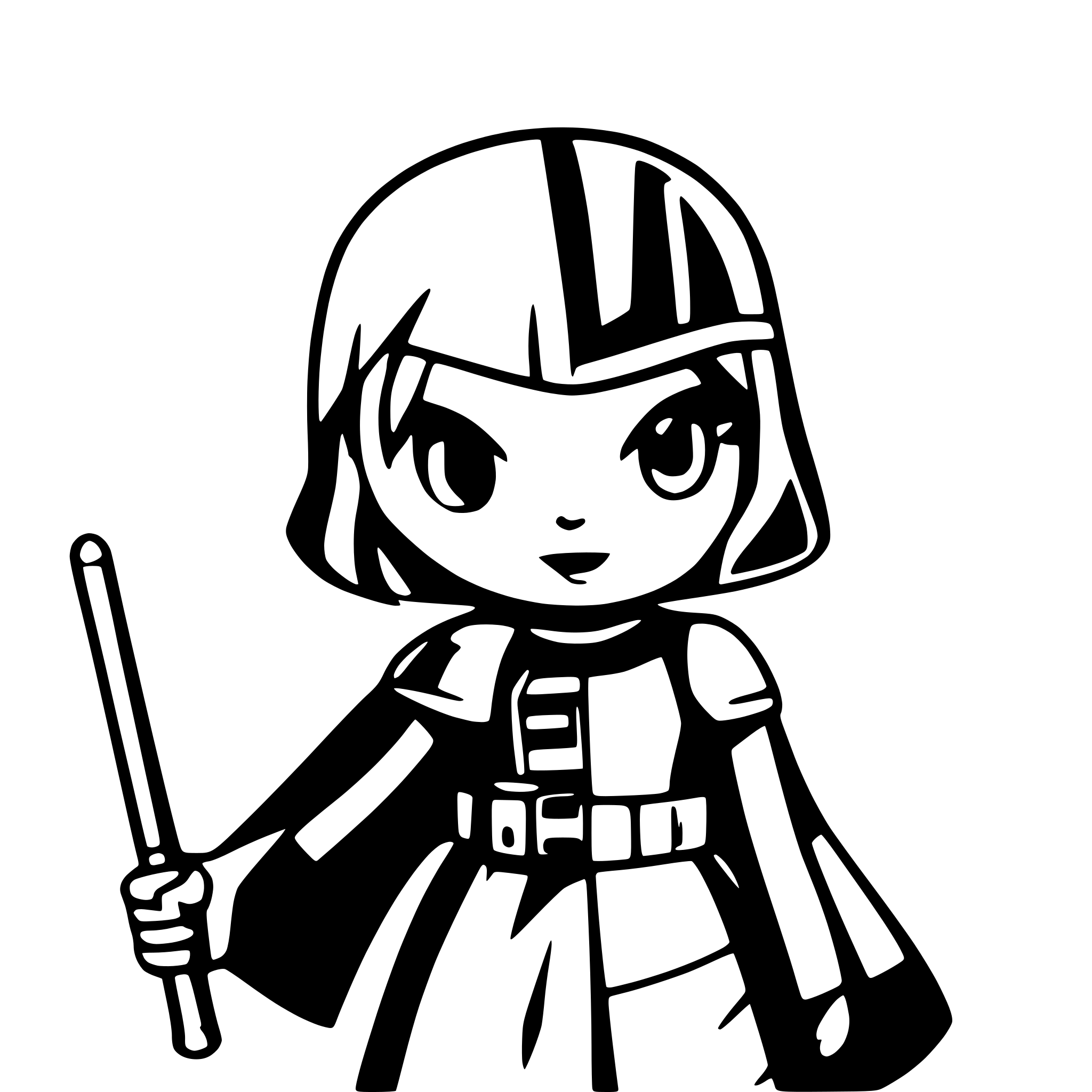 AI-generated SVG of a hello Kitty is darth vader