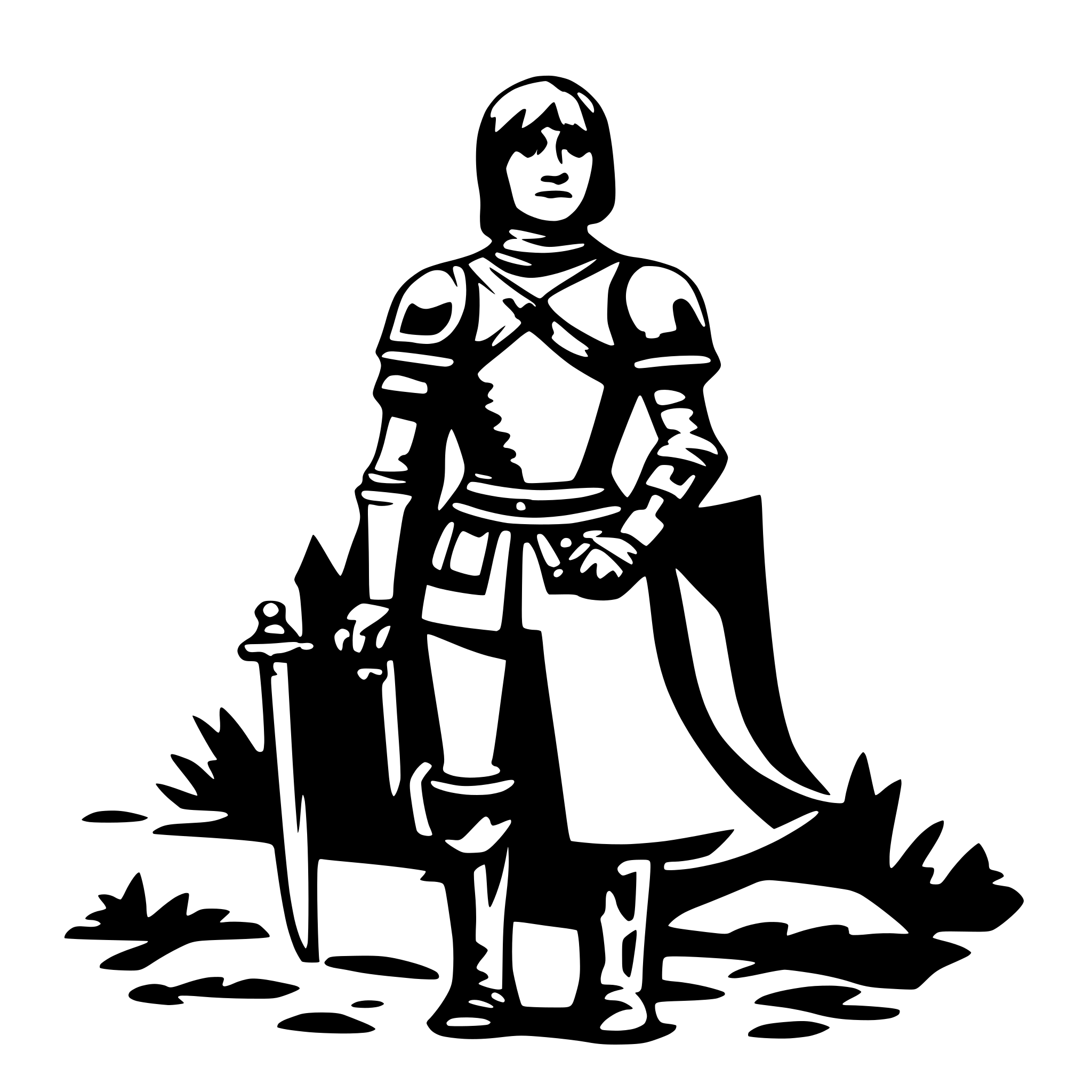AI-generated SVG of 'Ritter'