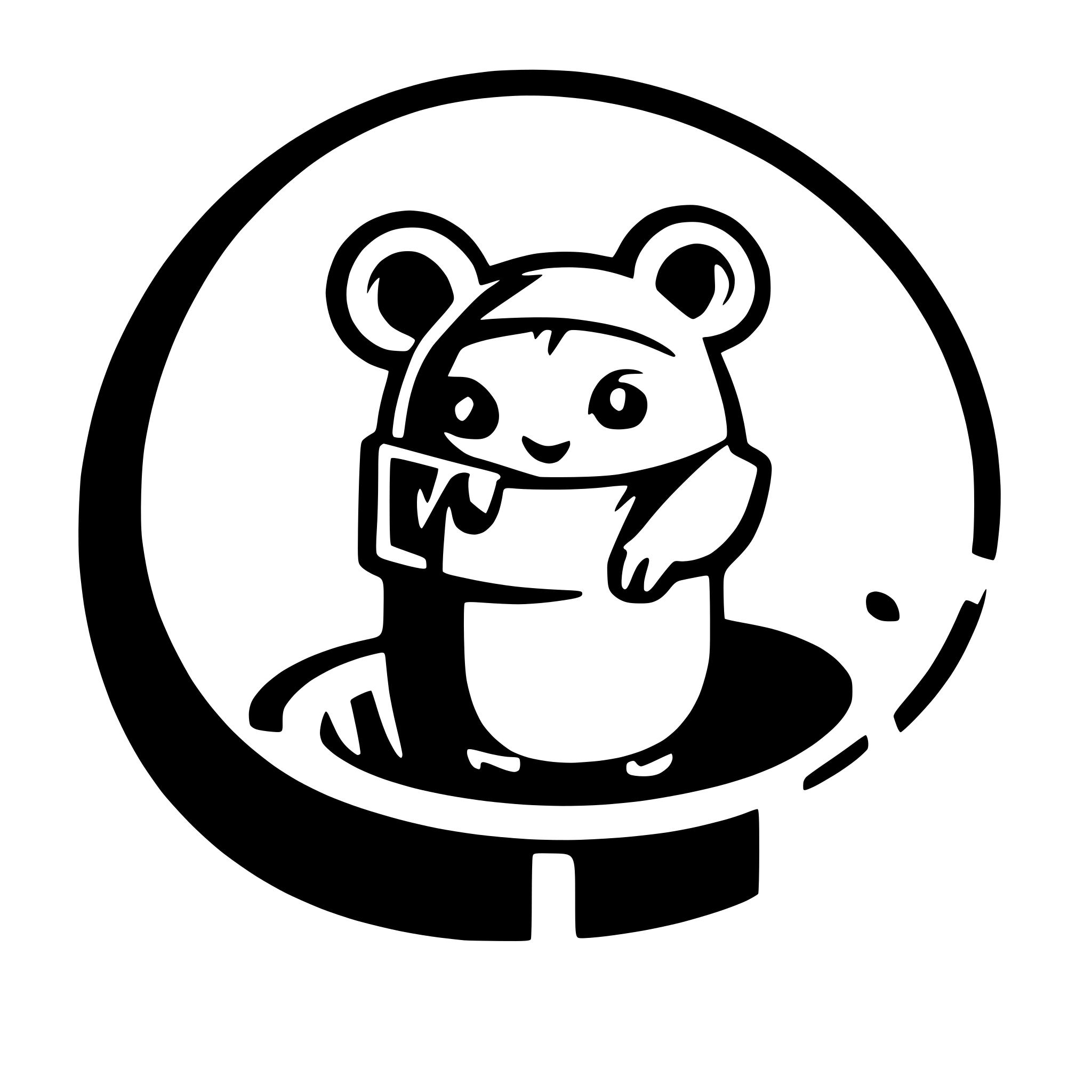 AI-generated SVG of a three blind mice