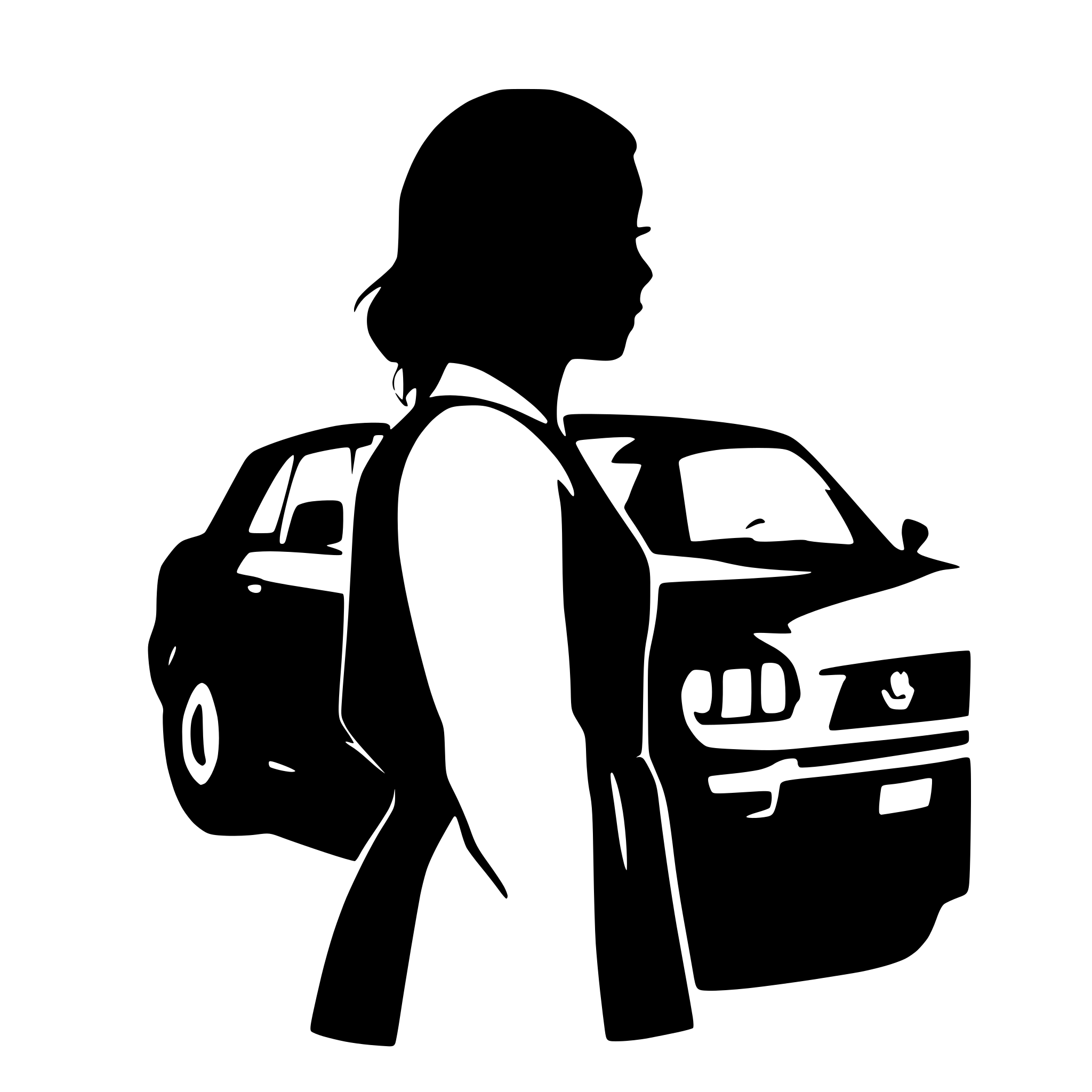 AI-generated SVG of 'car side silhouette'