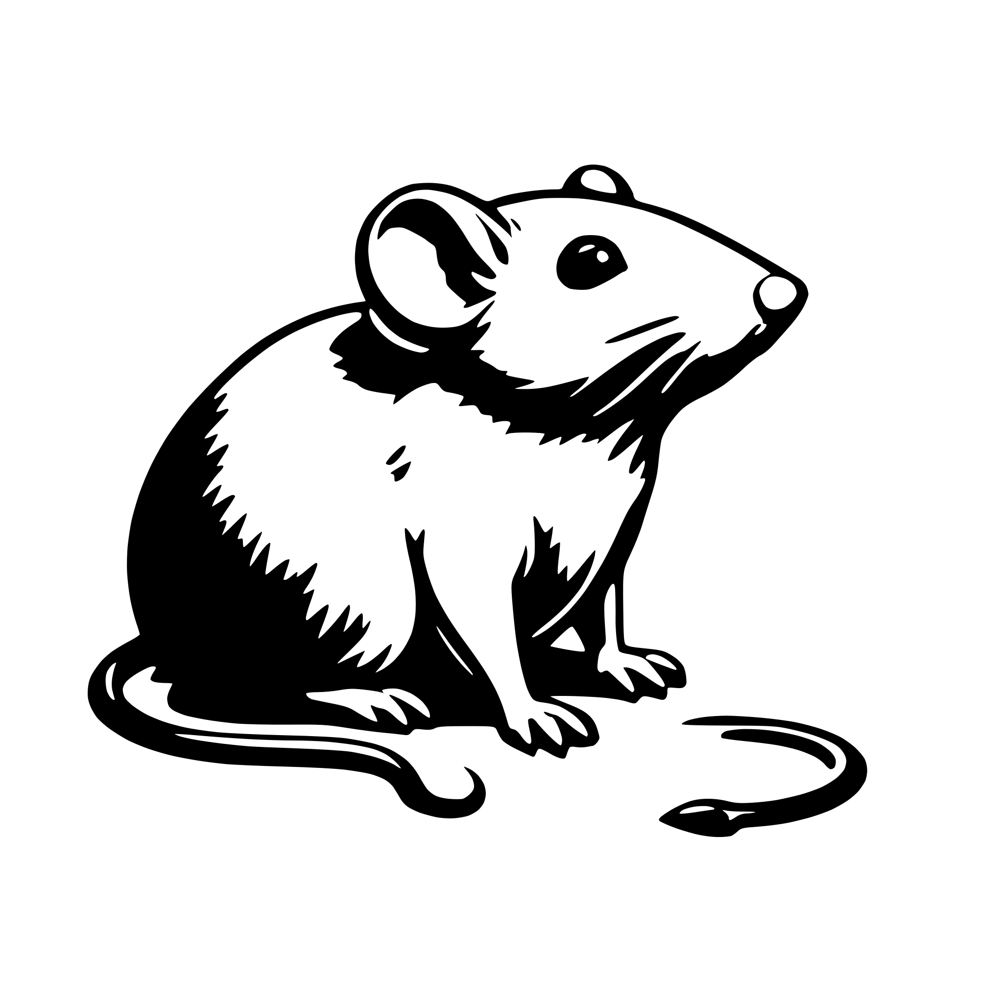 AI-generated SVG of a mouse