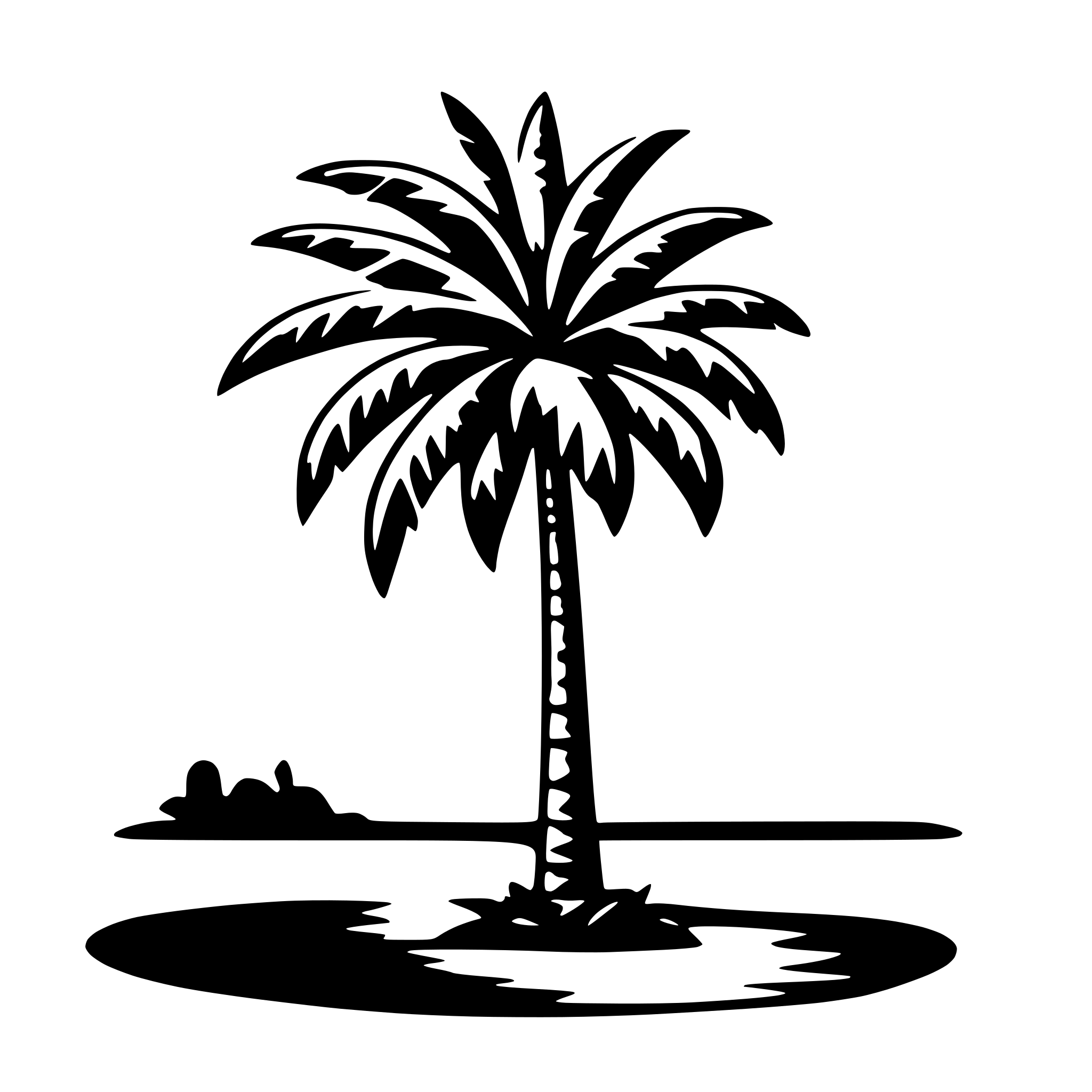 AI-generated SVG of 'palm'