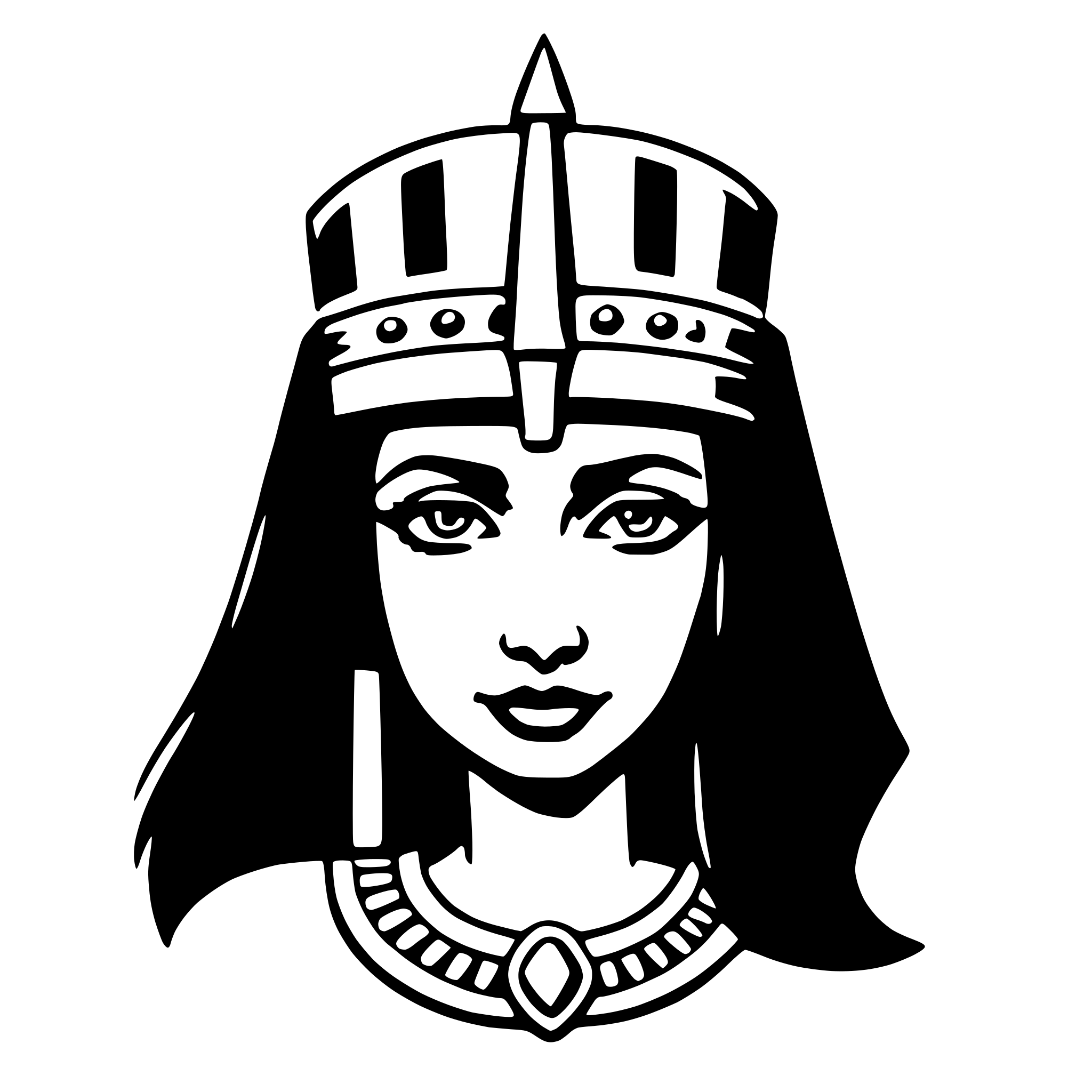 AI-generated SVG of a hathor